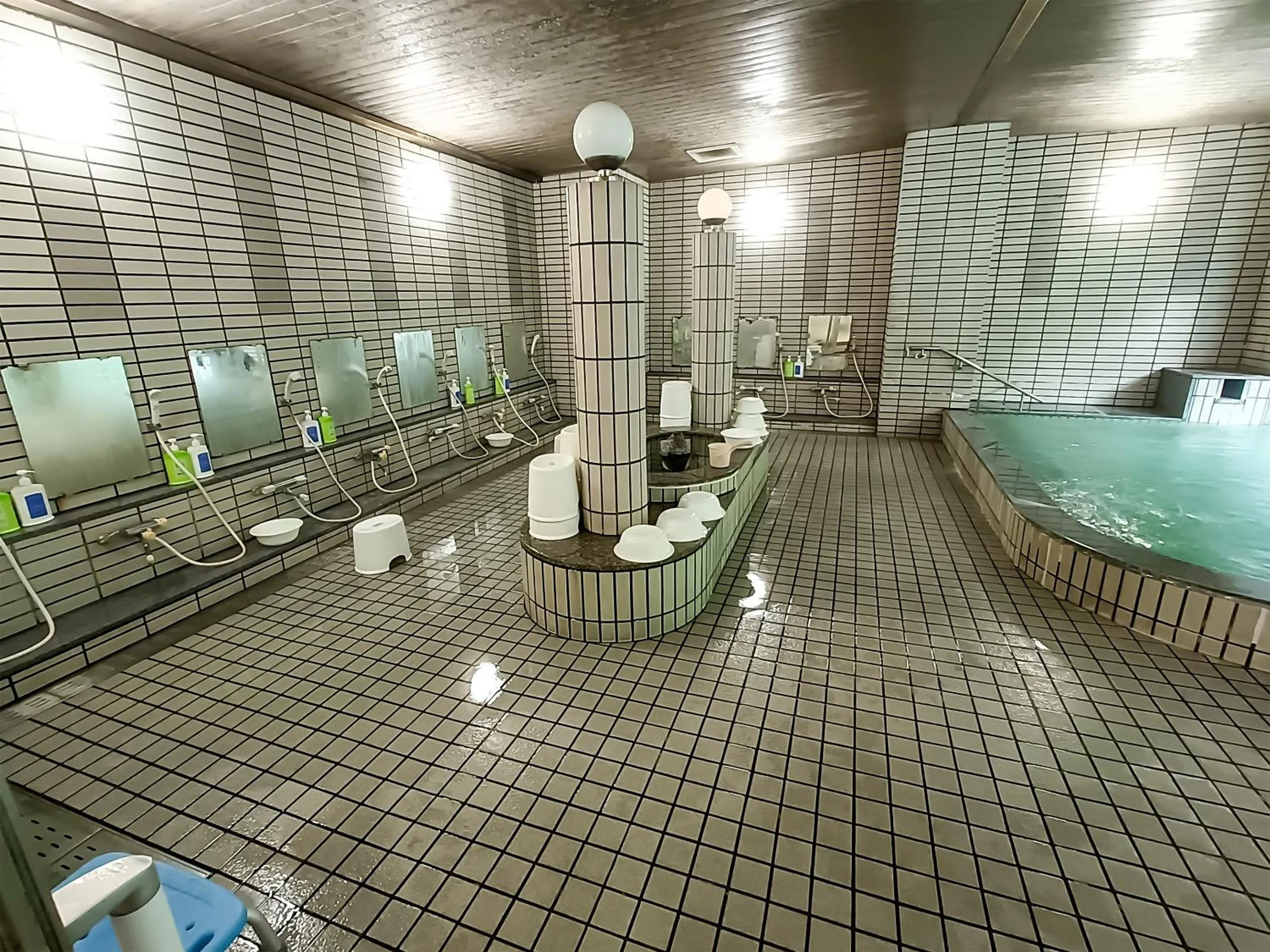 Hot Spring Bath in Hotel Nosegawa