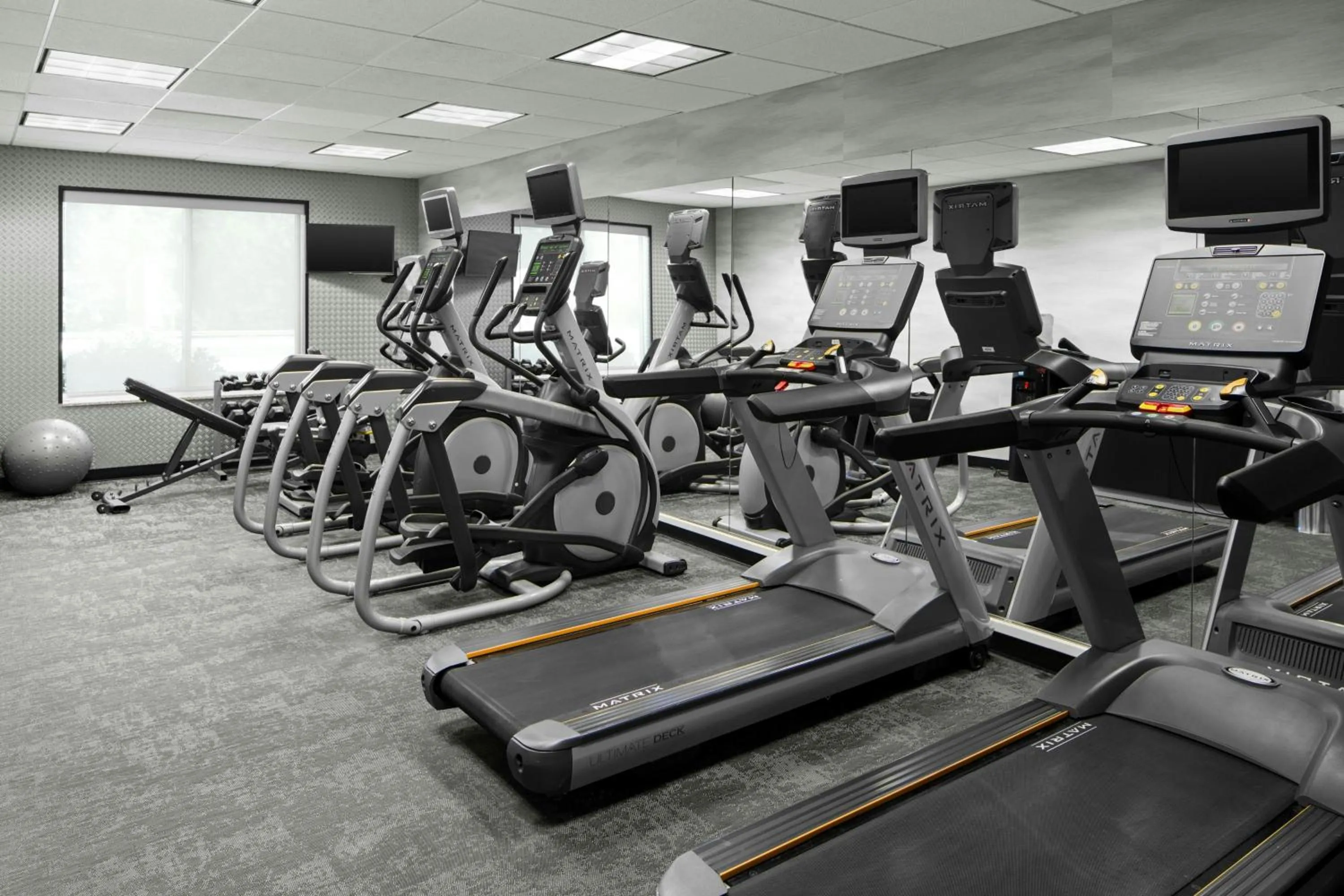 Fitness centre/facilities in Fairfield Inn and Suites by Marriott South Boston