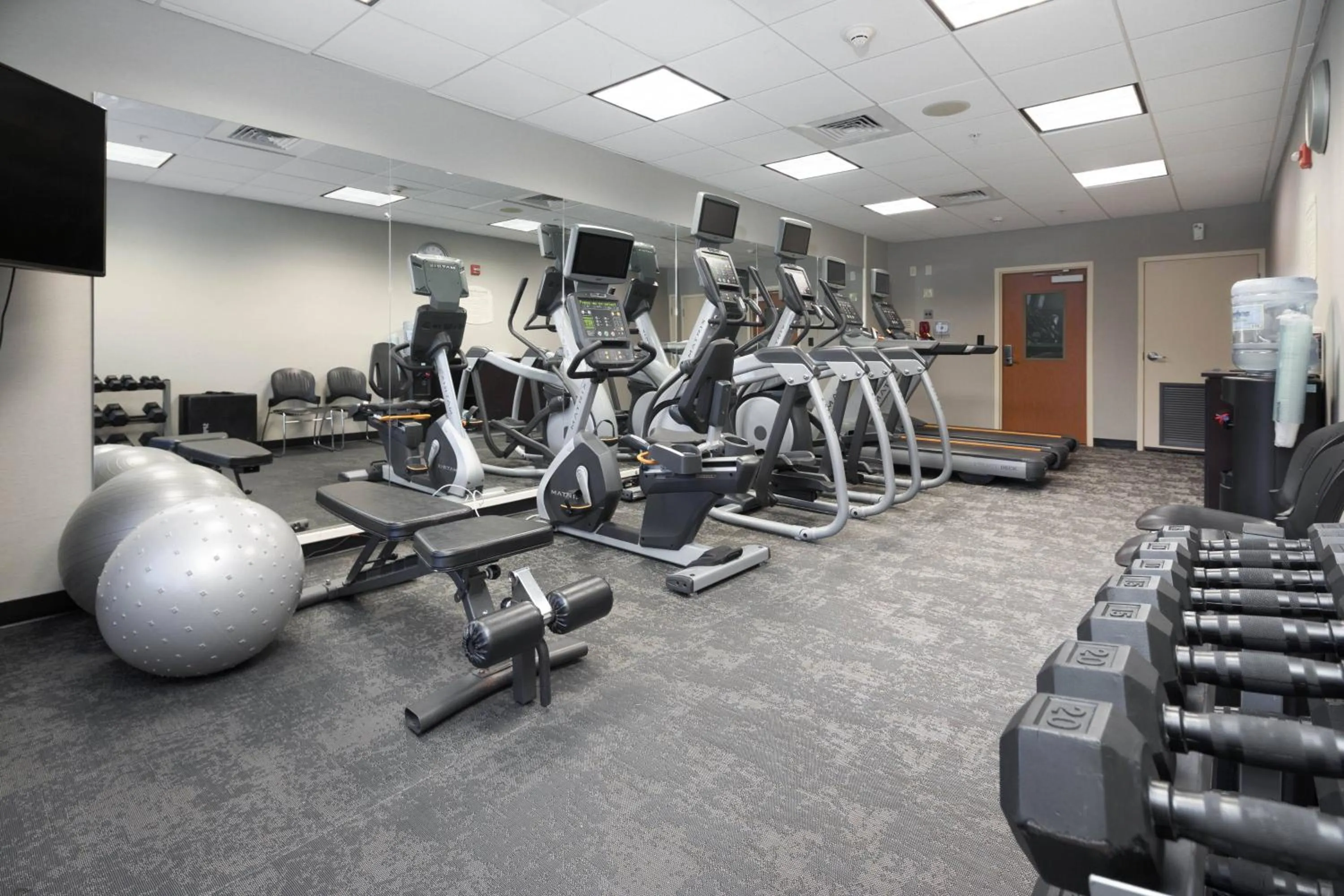 Fitness centre/facilities in Fairfield Inn and Suites by Marriott South Boston