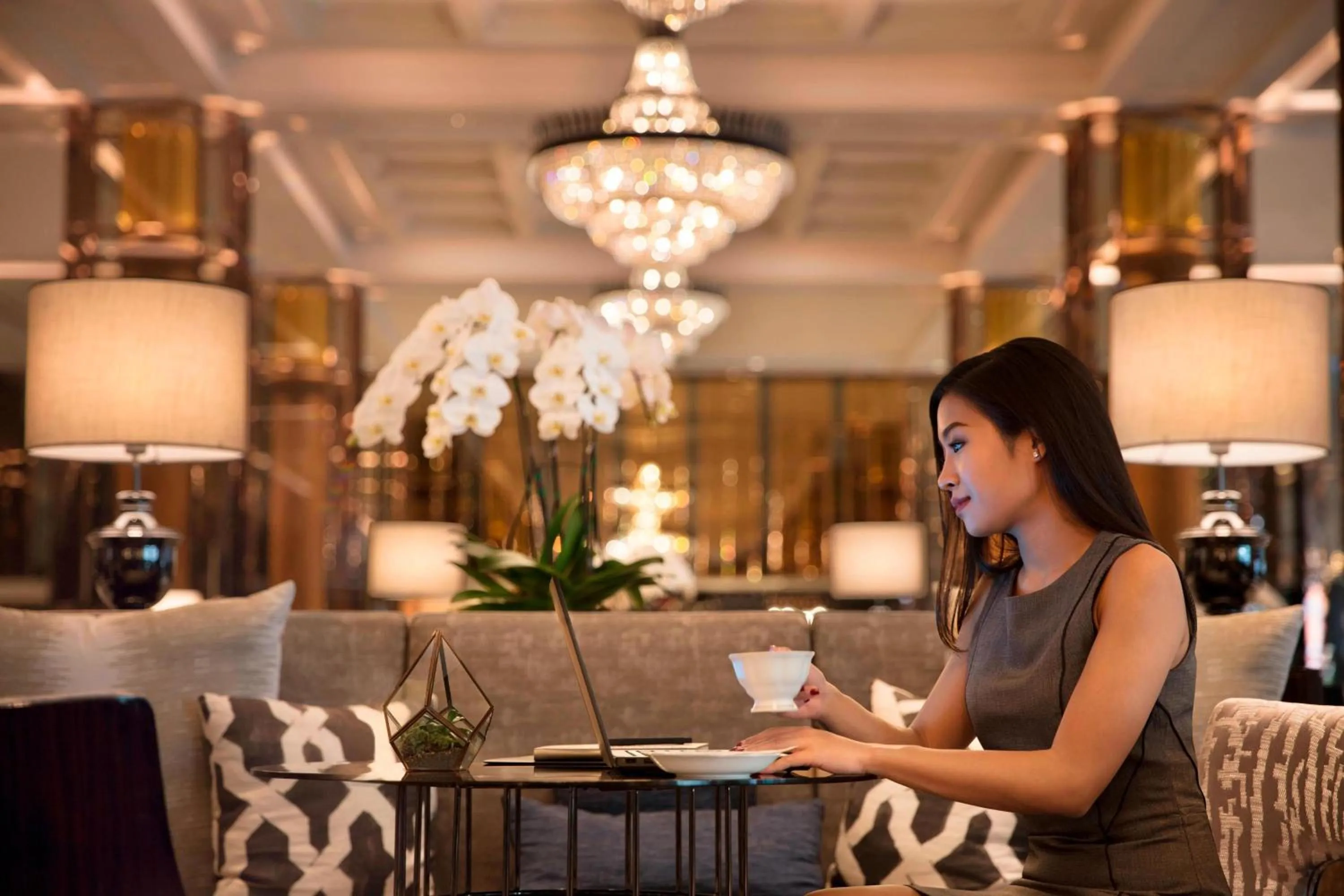 Lobby or reception in Bangkok Marriott Marquis Queens Park