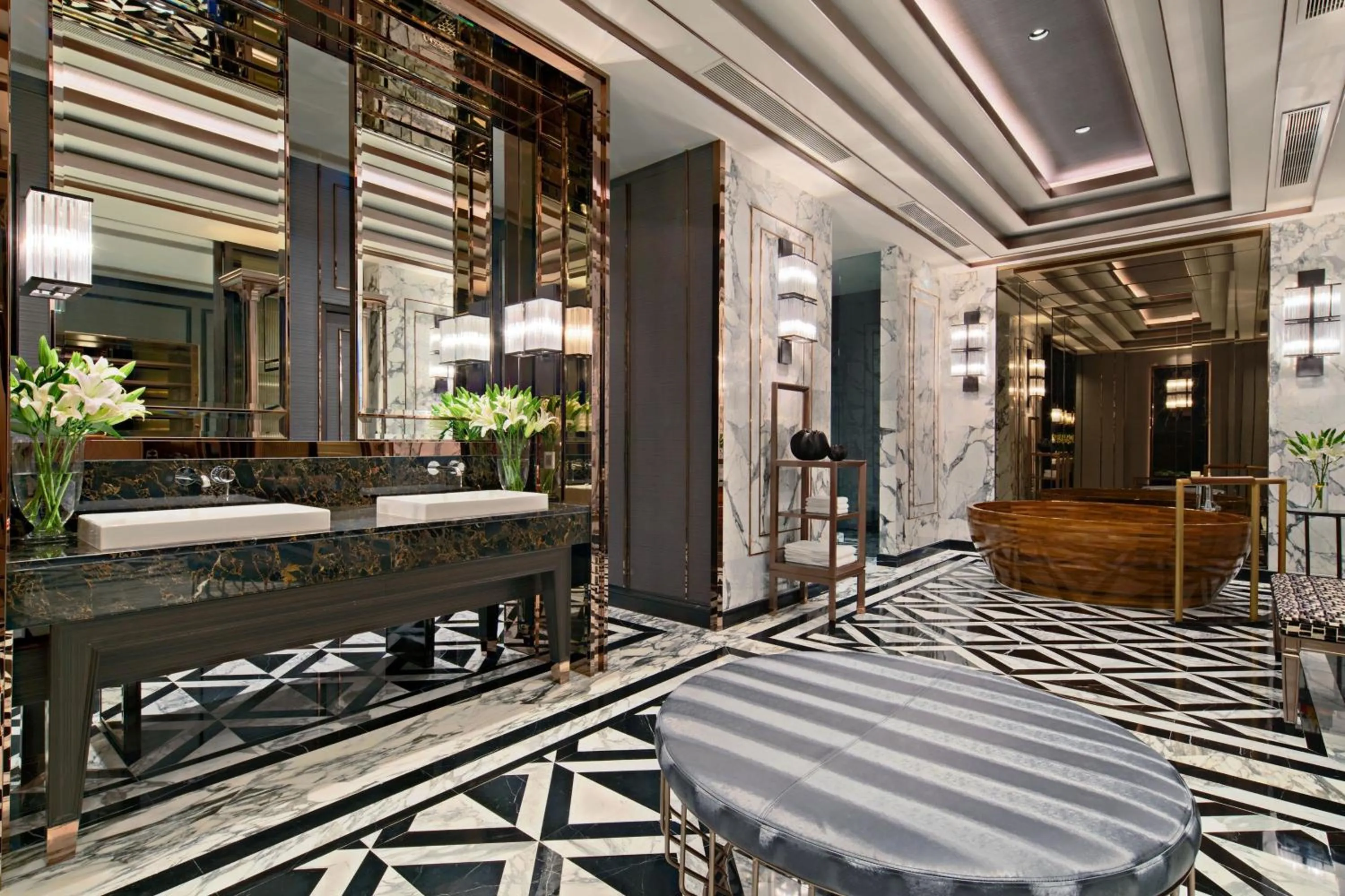 Bathroom in Bangkok Marriott Marquis Queens Park