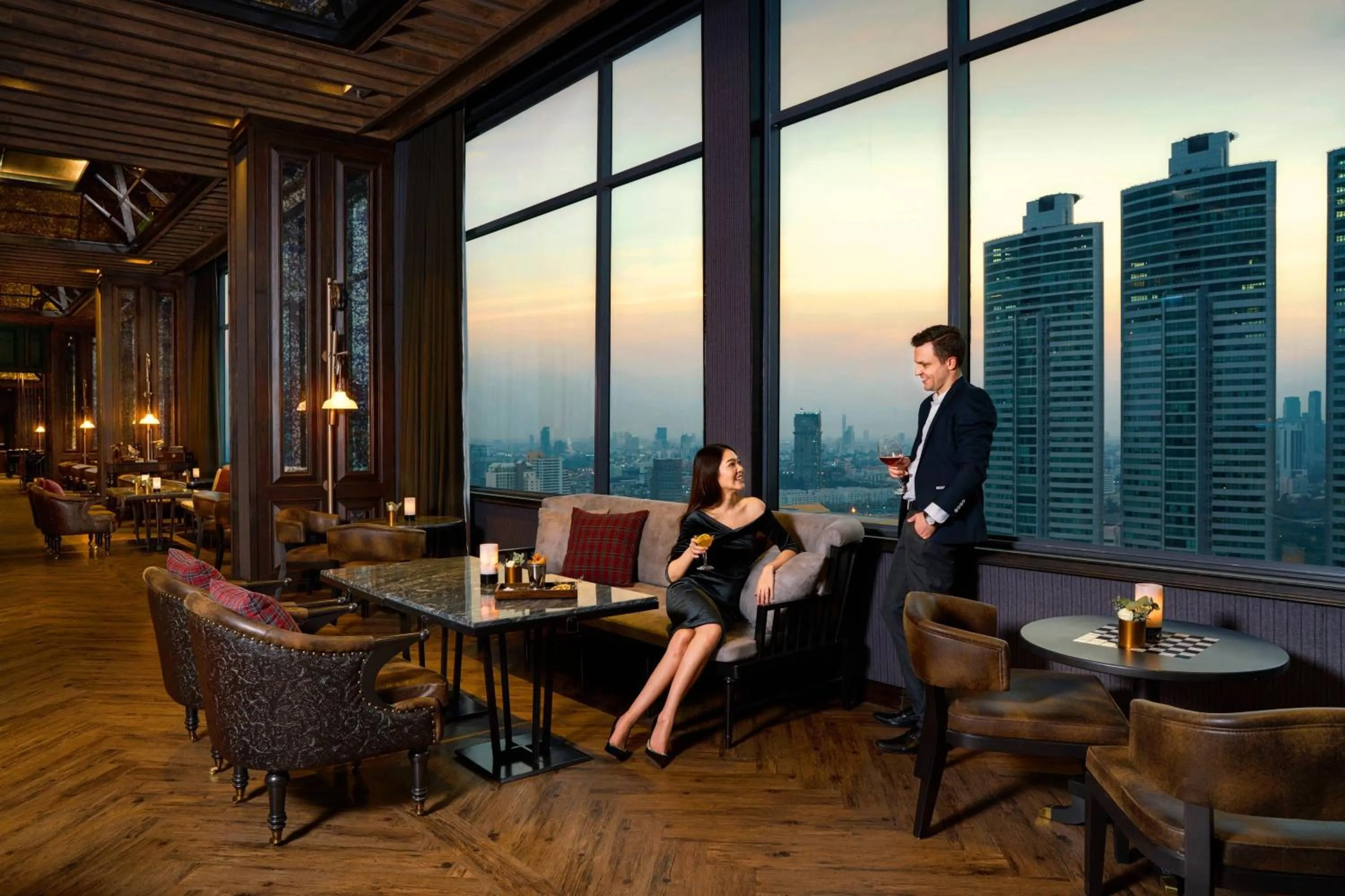 Lounge or bar in Bangkok Marriott Marquis Queens Park