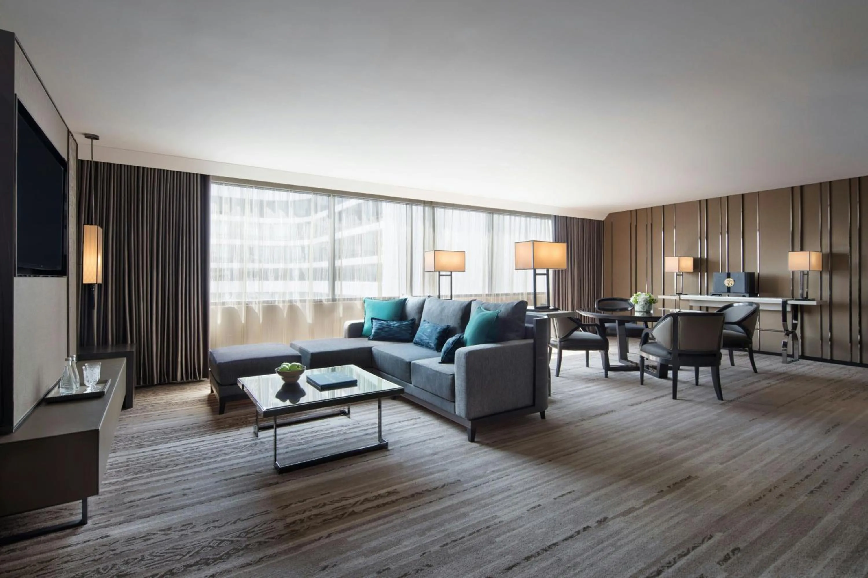 Living room in Bangkok Marriott Marquis Queens Park