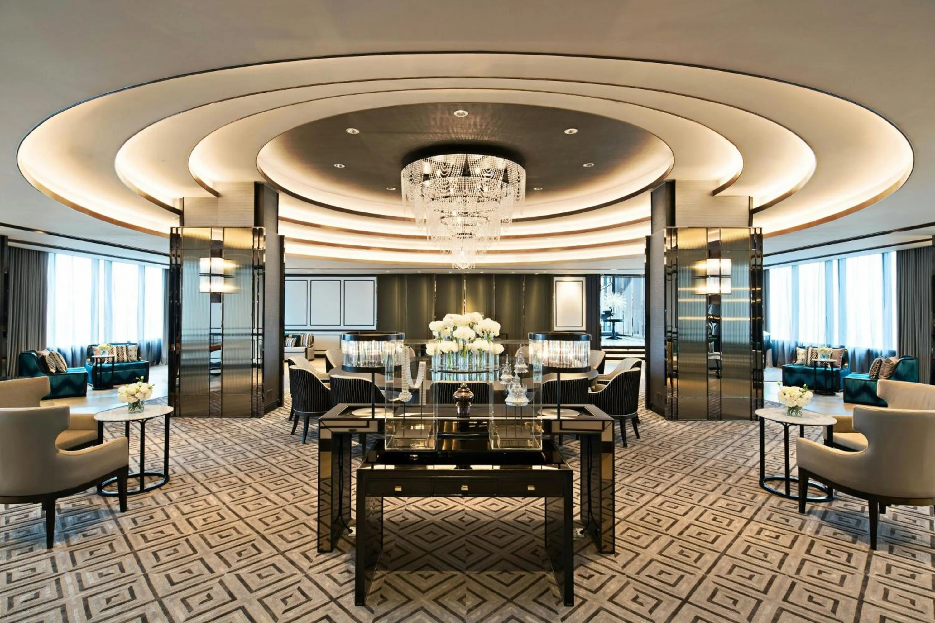 Living room in Bangkok Marriott Marquis Queens Park