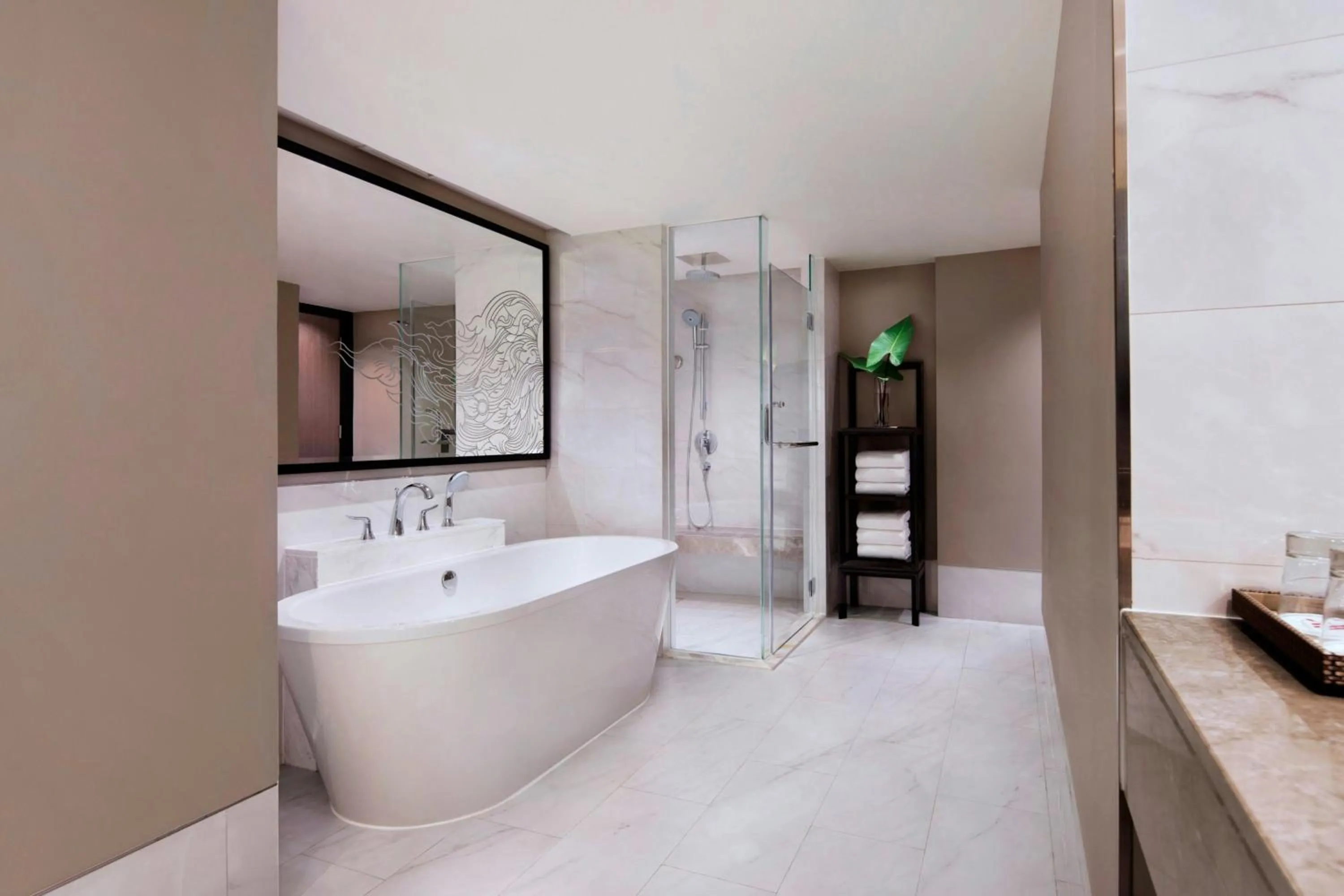 Bathroom in Bangkok Marriott Marquis Queens Park