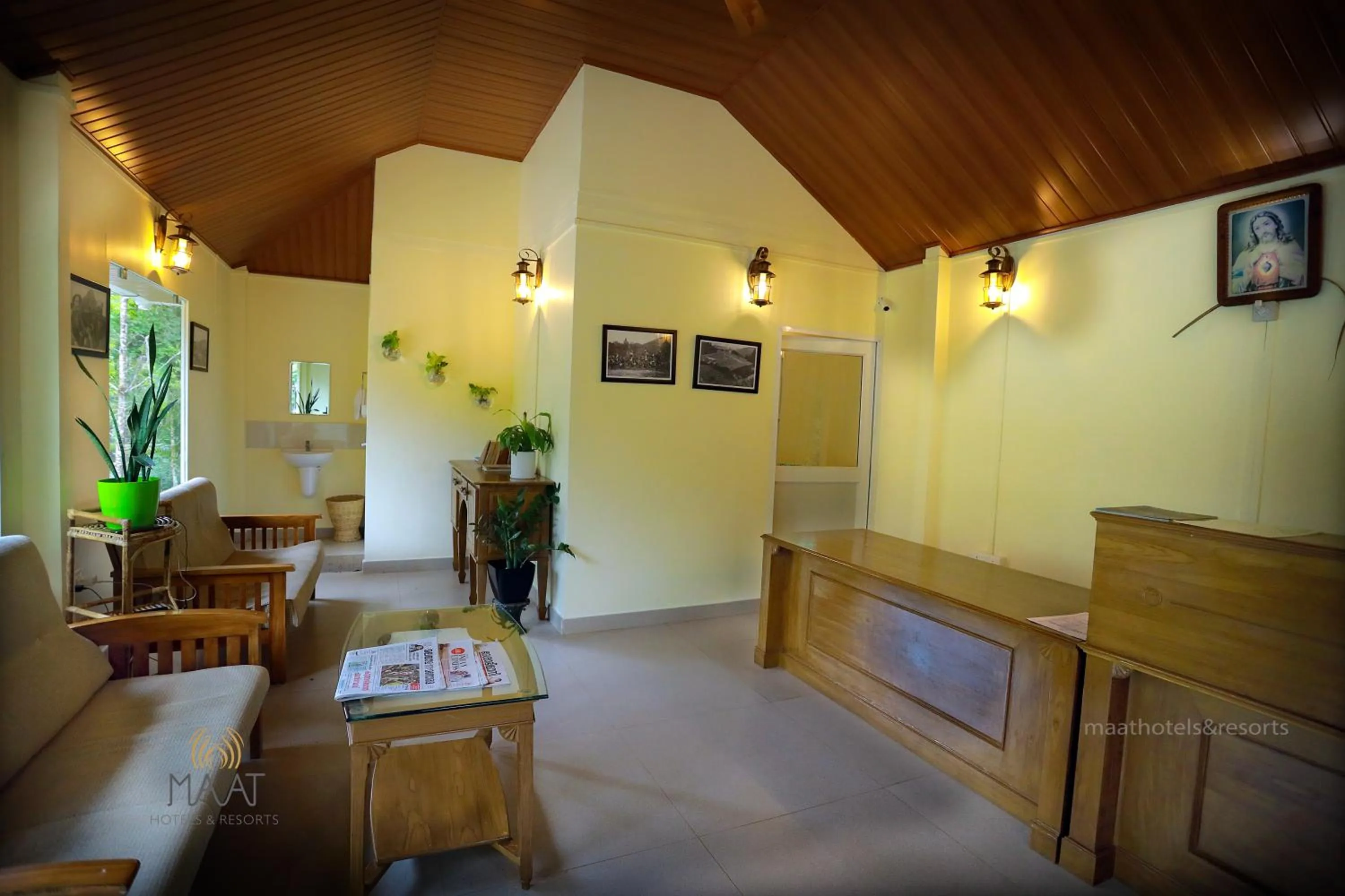 Lobby or reception in Dew Drops Farm Resorts