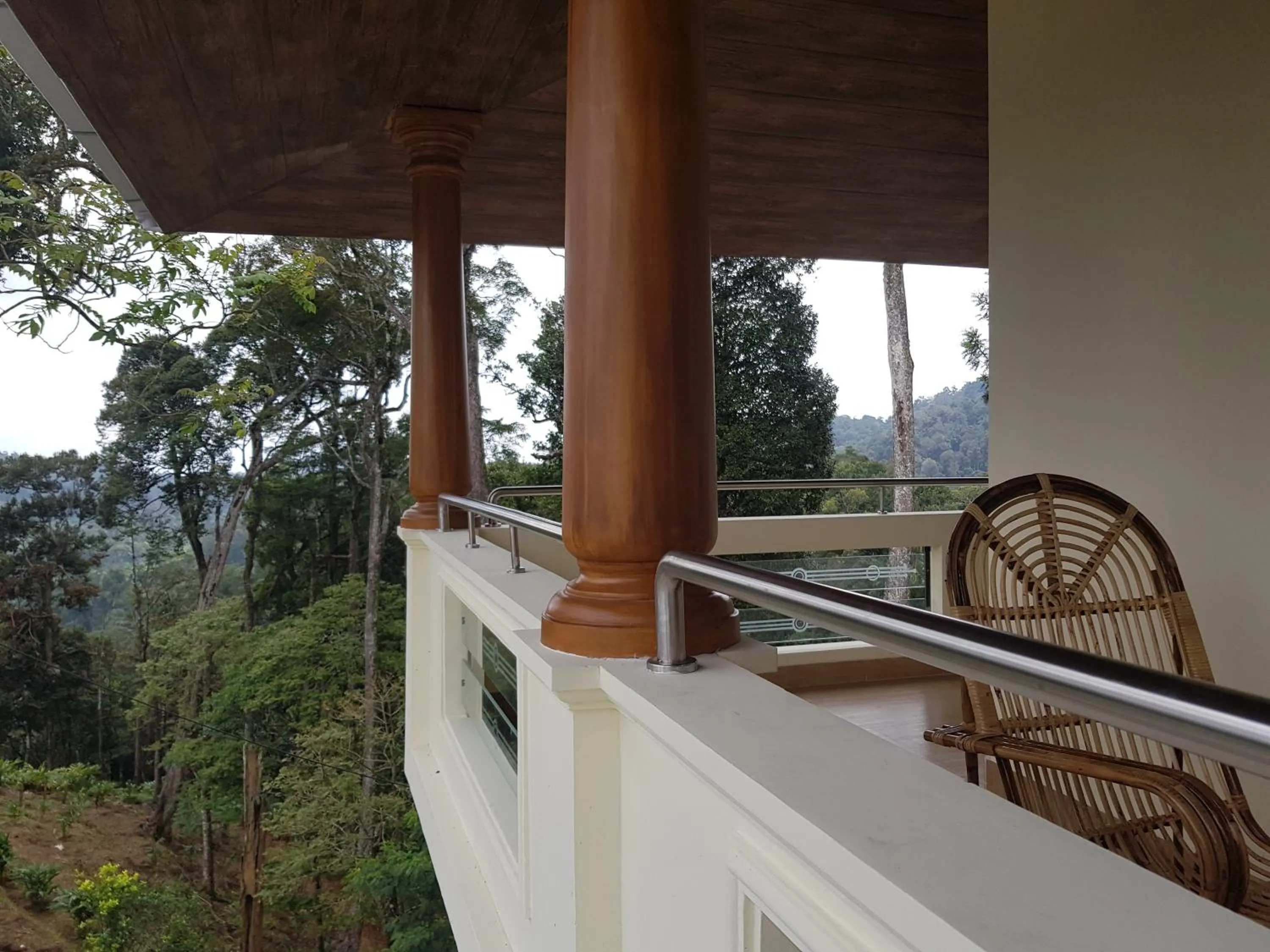 Balcony/Terrace in Dew Drops Farm Resorts