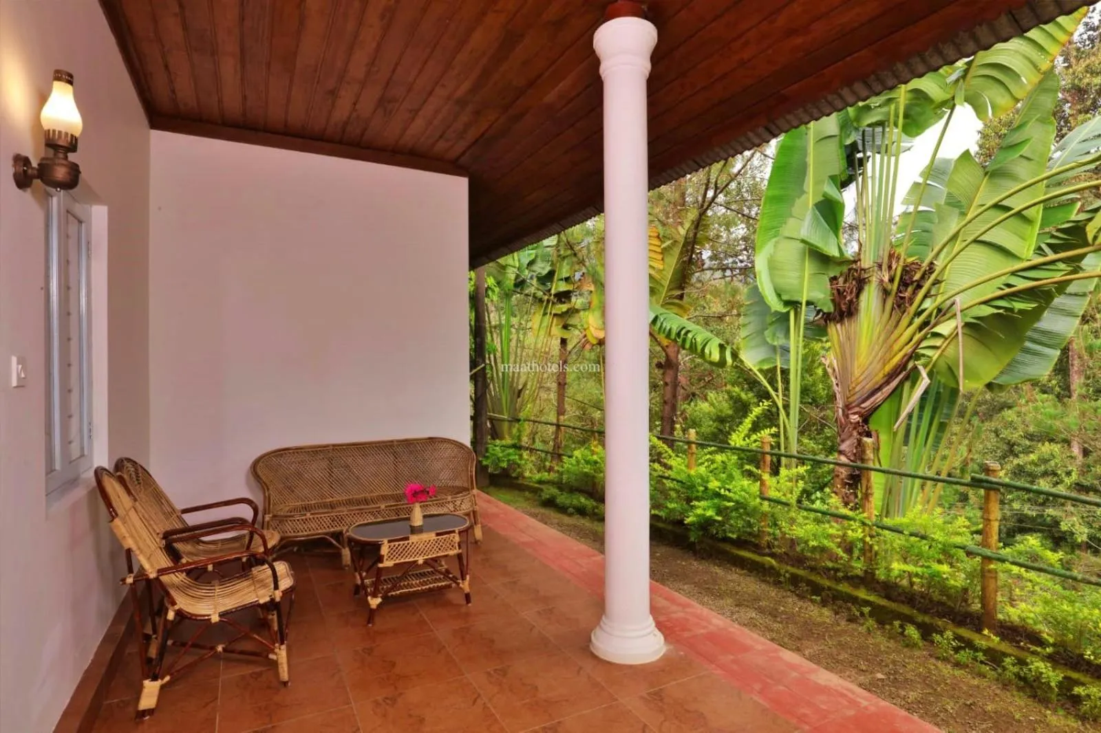 Patio in Dew Drops Farm Resorts