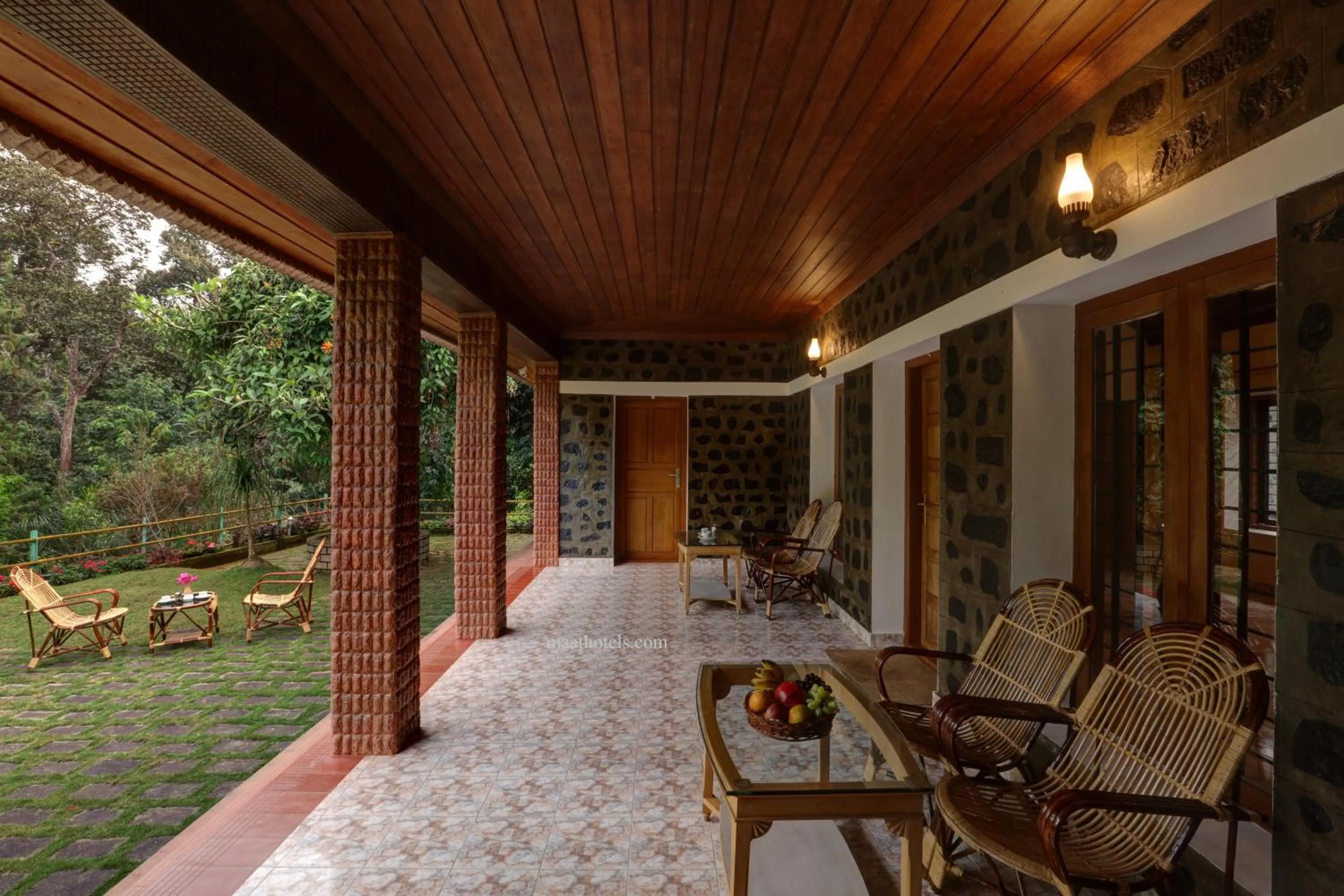 Patio in Dew Drops Farm Resorts