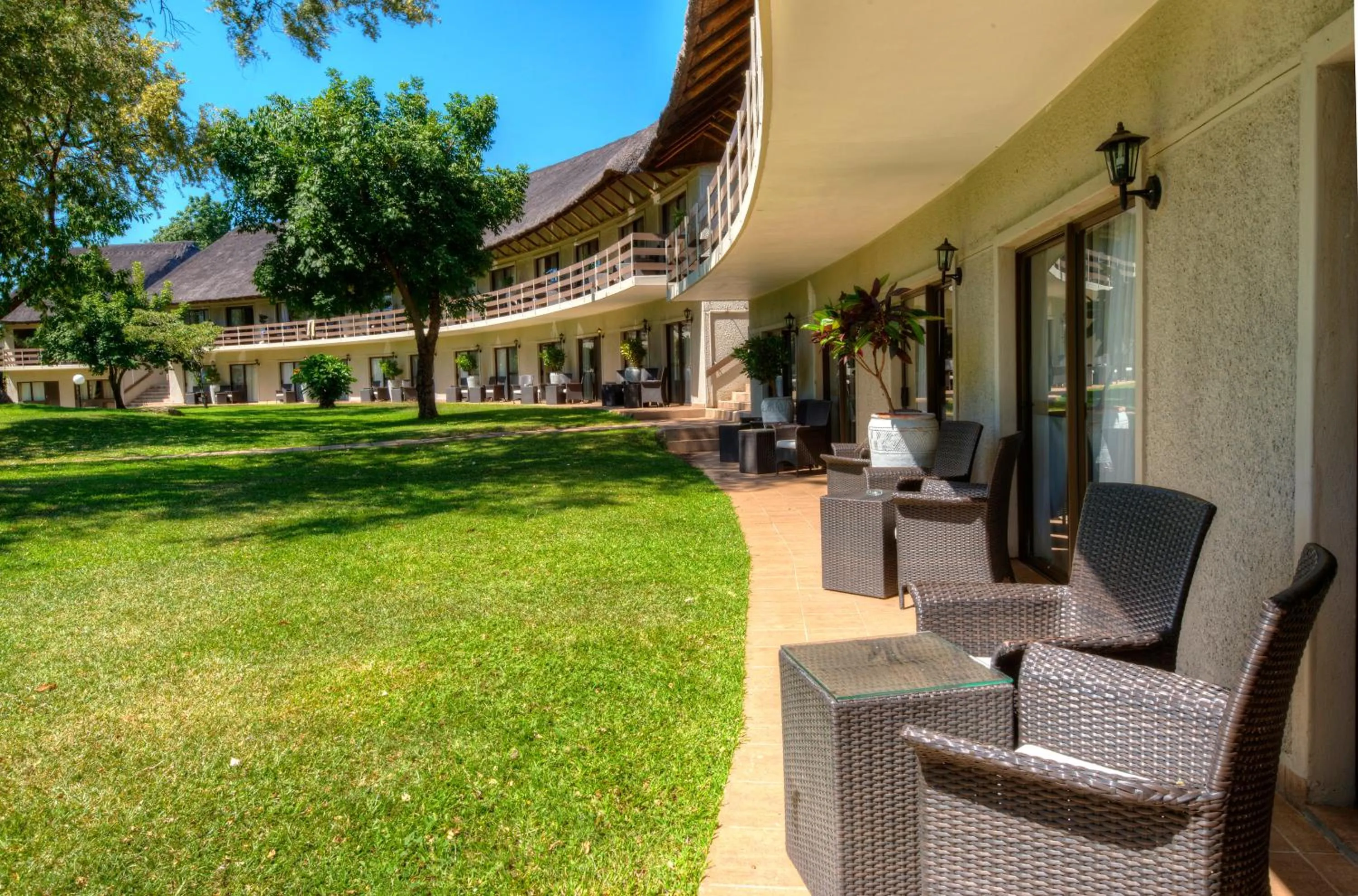 Garden in Azambezi River Lodge