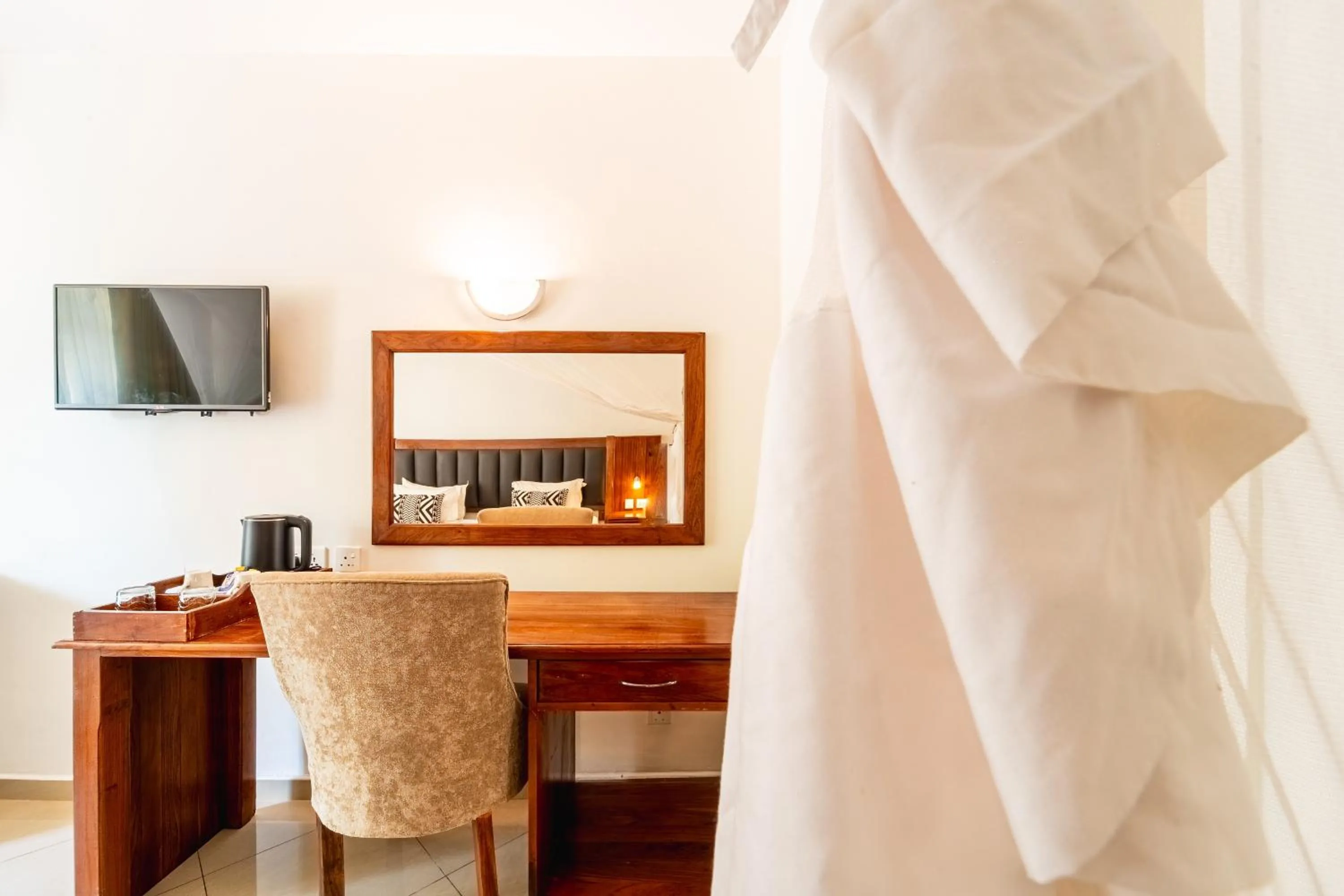 Bedroom in Victoria Falls Rainbow Hotel