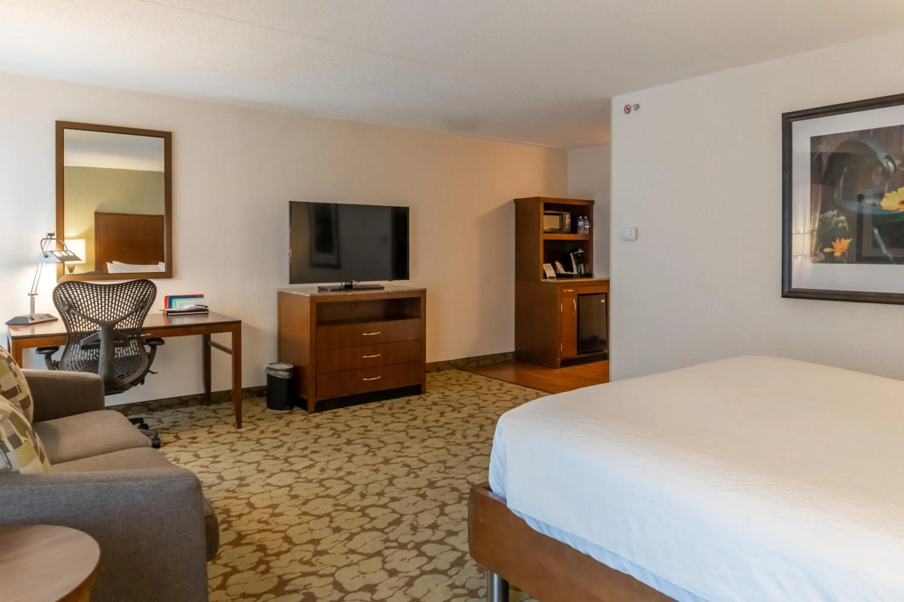 Bed in Hilton Garden Inn Plymouth