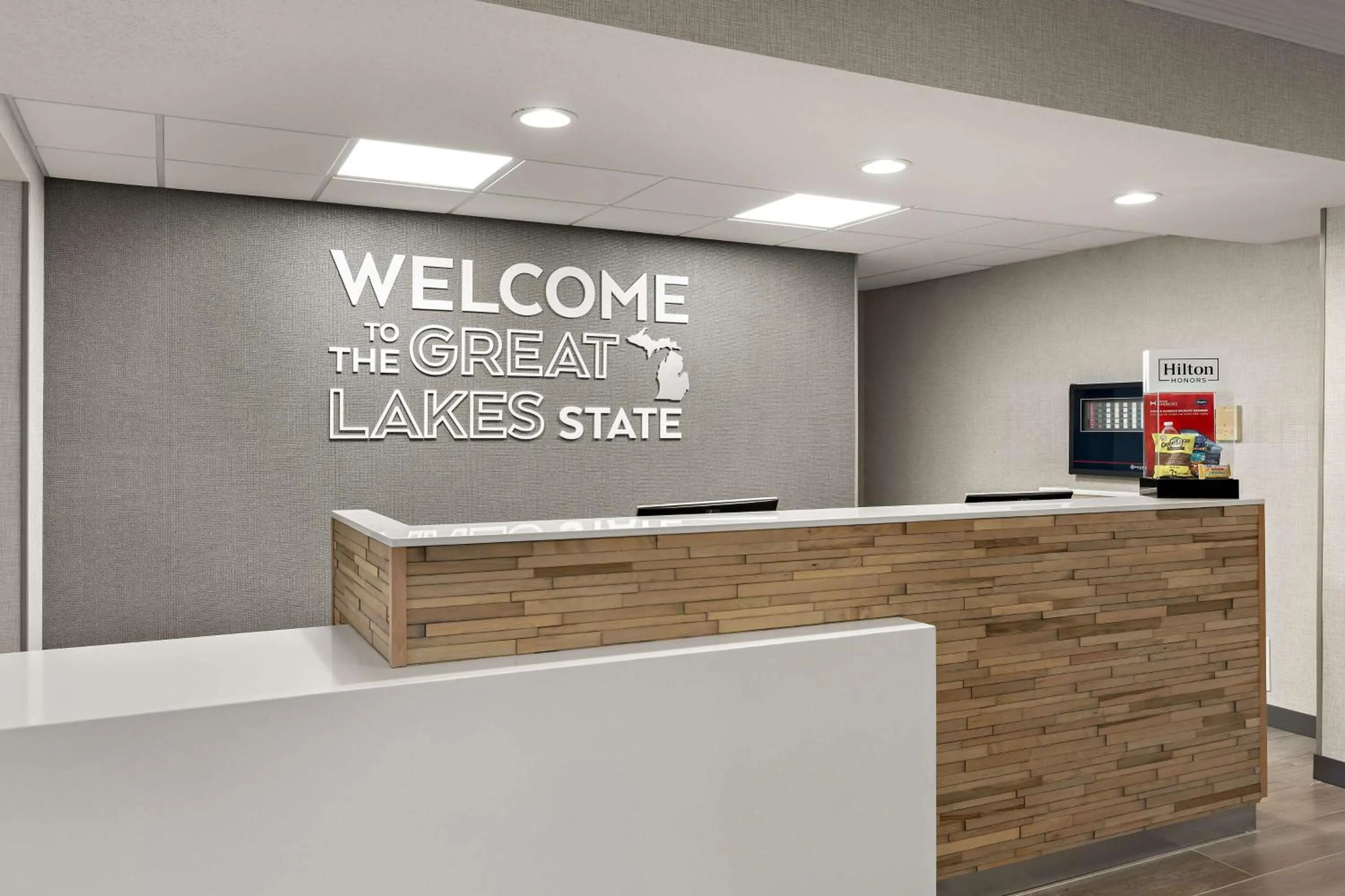 Lobby or reception in Hampton Inn & Suites Petoskey