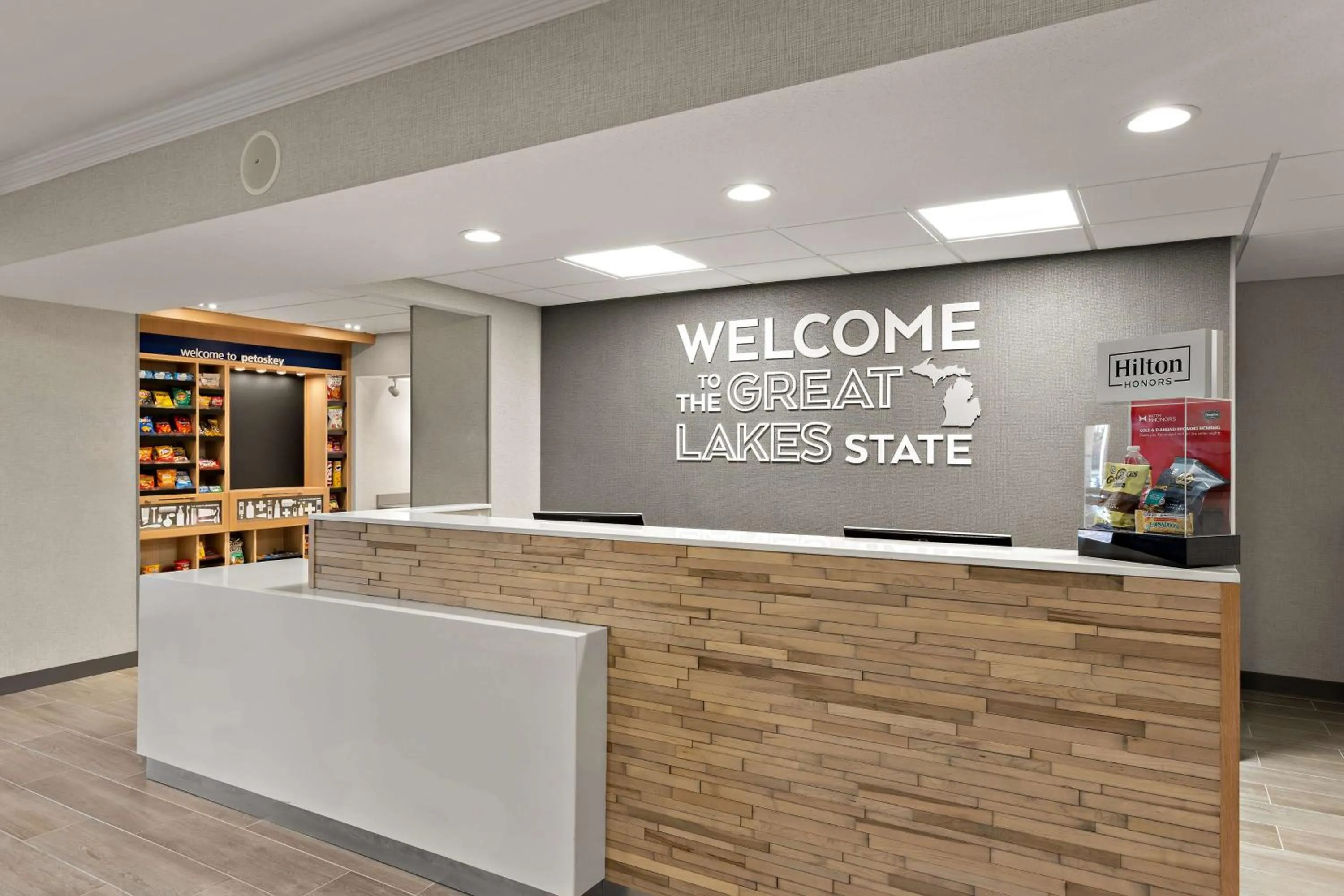 Lobby or reception in Hampton Inn & Suites Petoskey