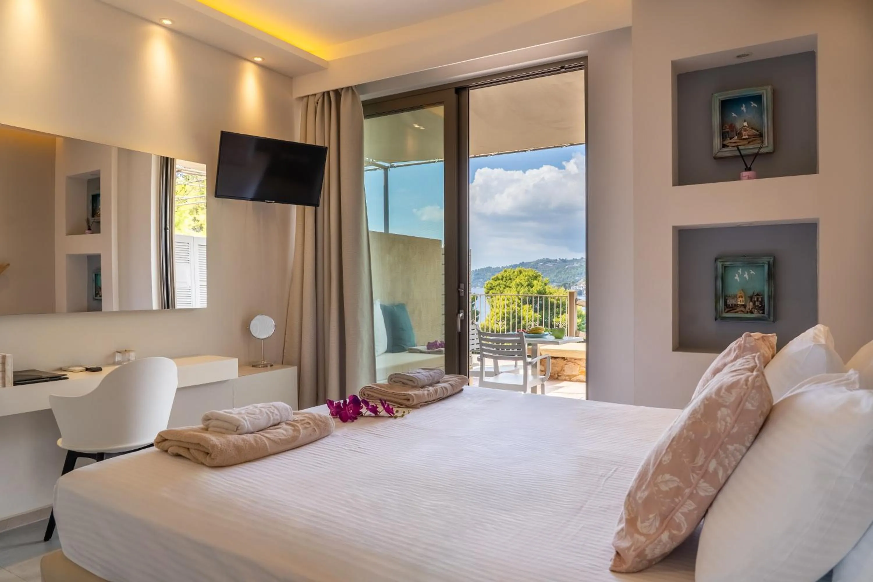 Bed in Core Luxury Suites