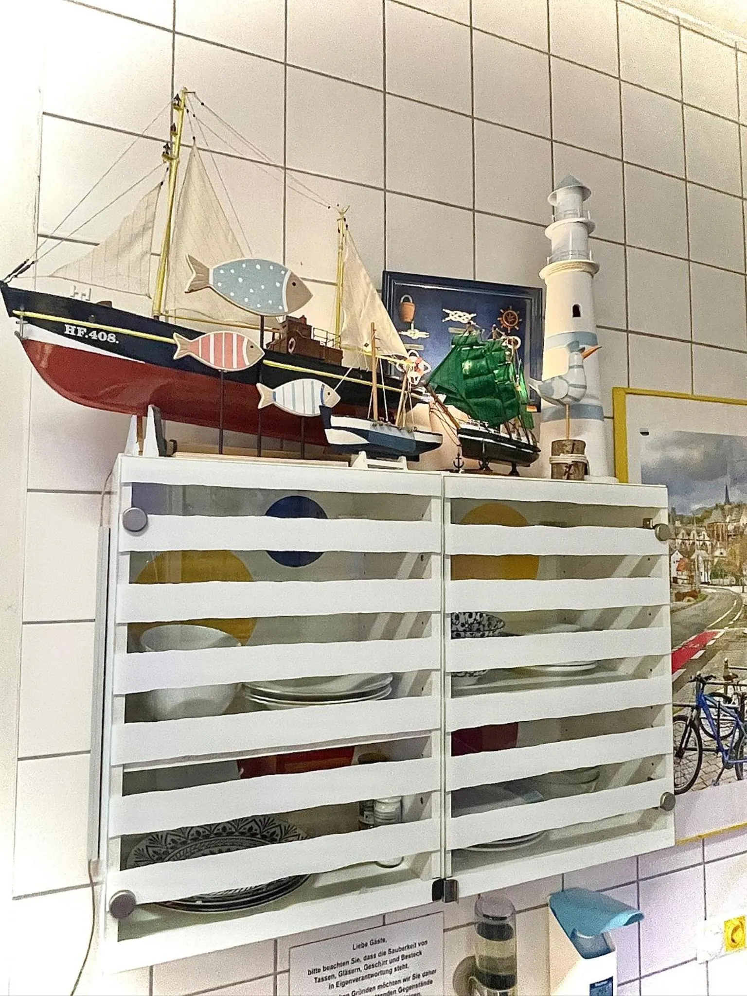 Communal kitchen in Hotel Tusculum