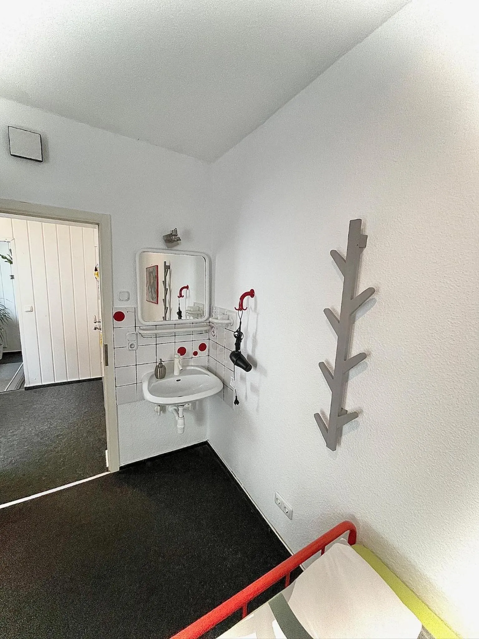 Decorative detail, Bed in Hotel Tusculum