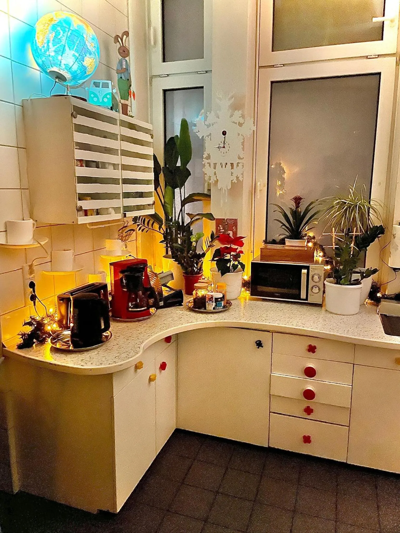 Communal kitchen in Hotel Tusculum