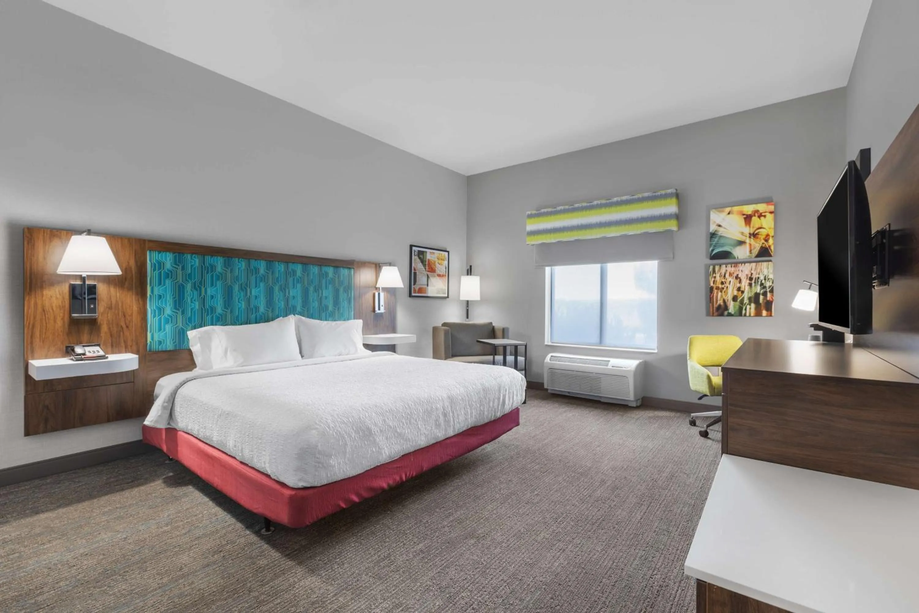 Bed in Hampton Inn Pendleton