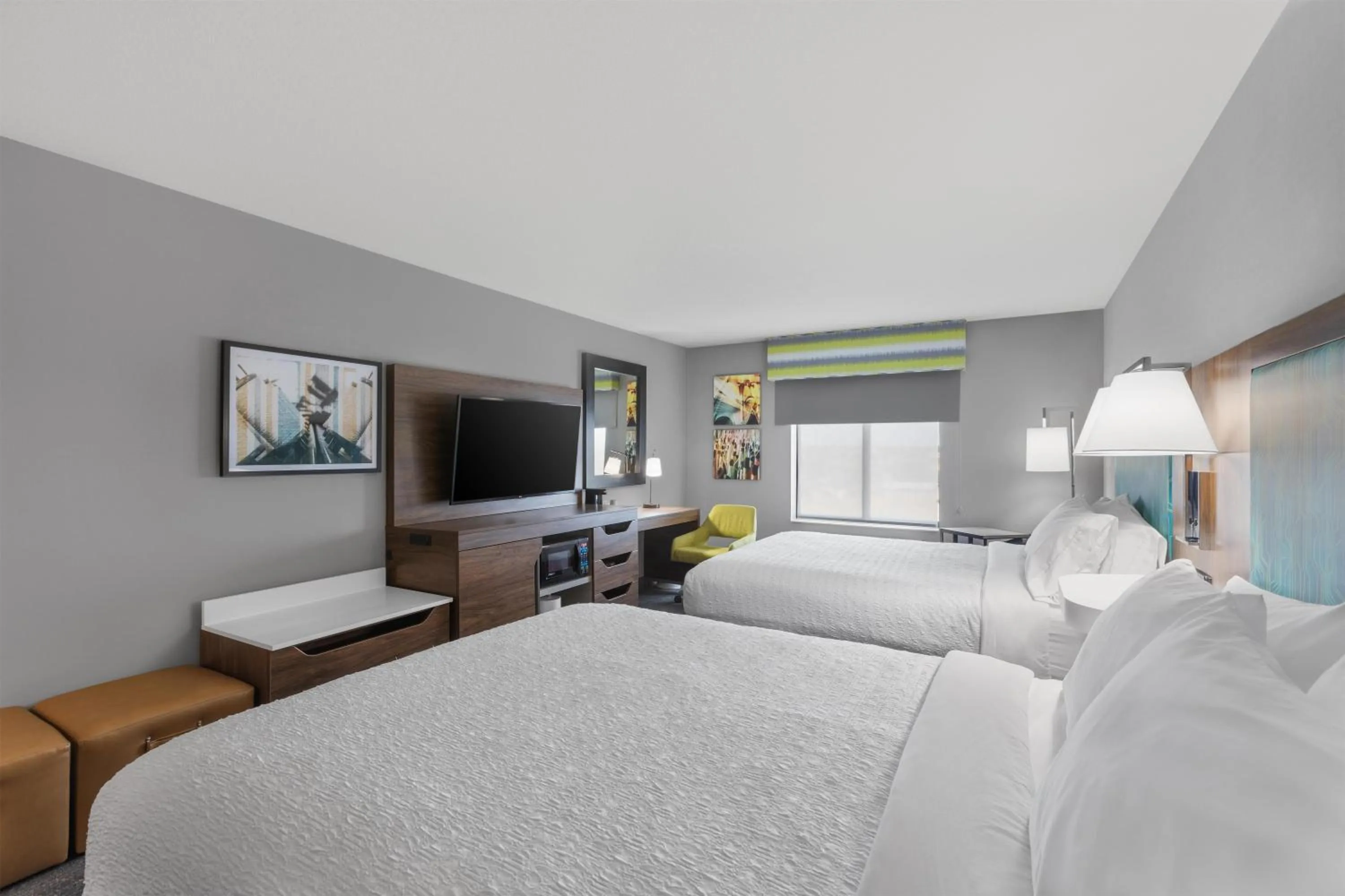 Bed in Hampton Inn Pendleton