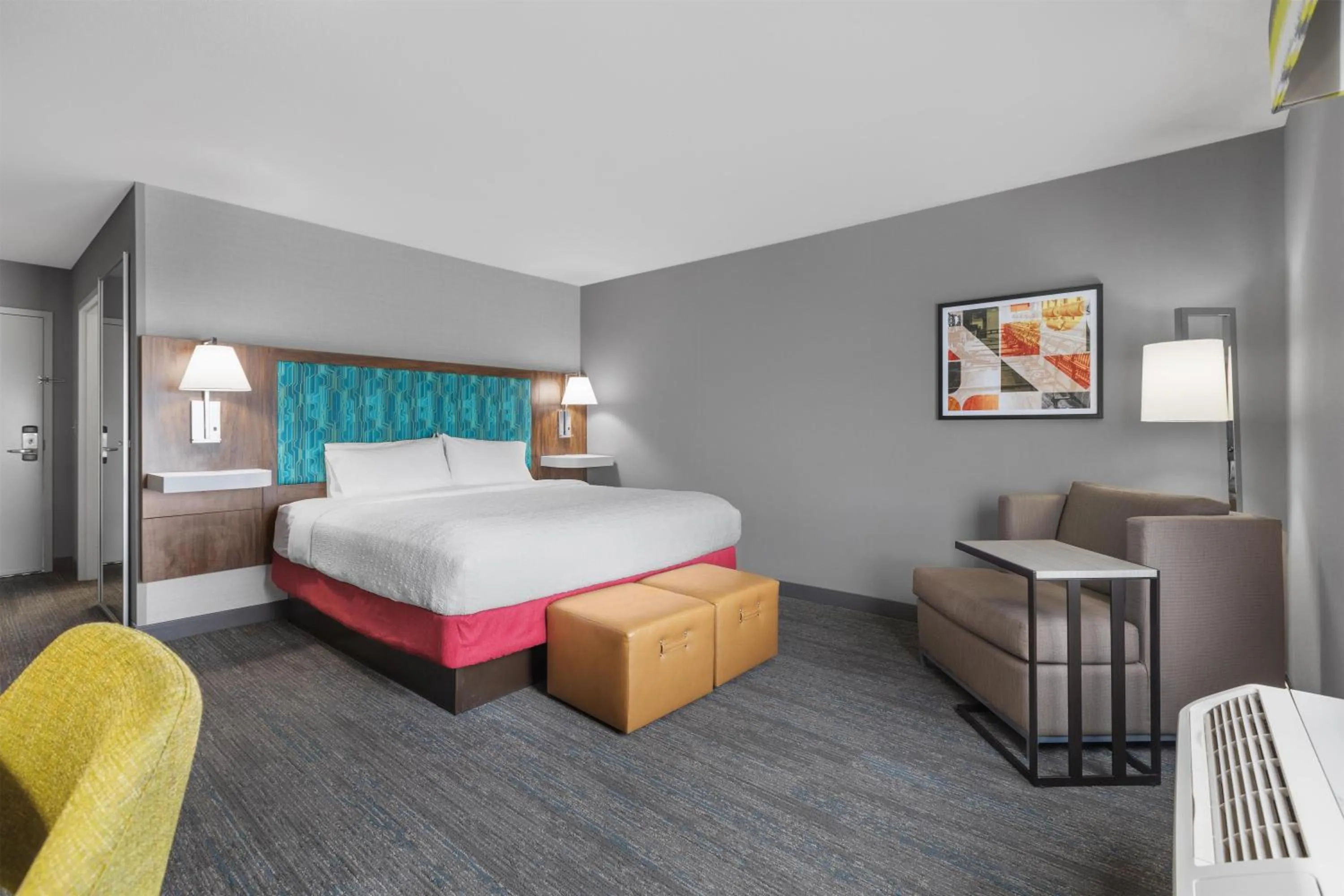 Bed in Hampton Inn Pendleton