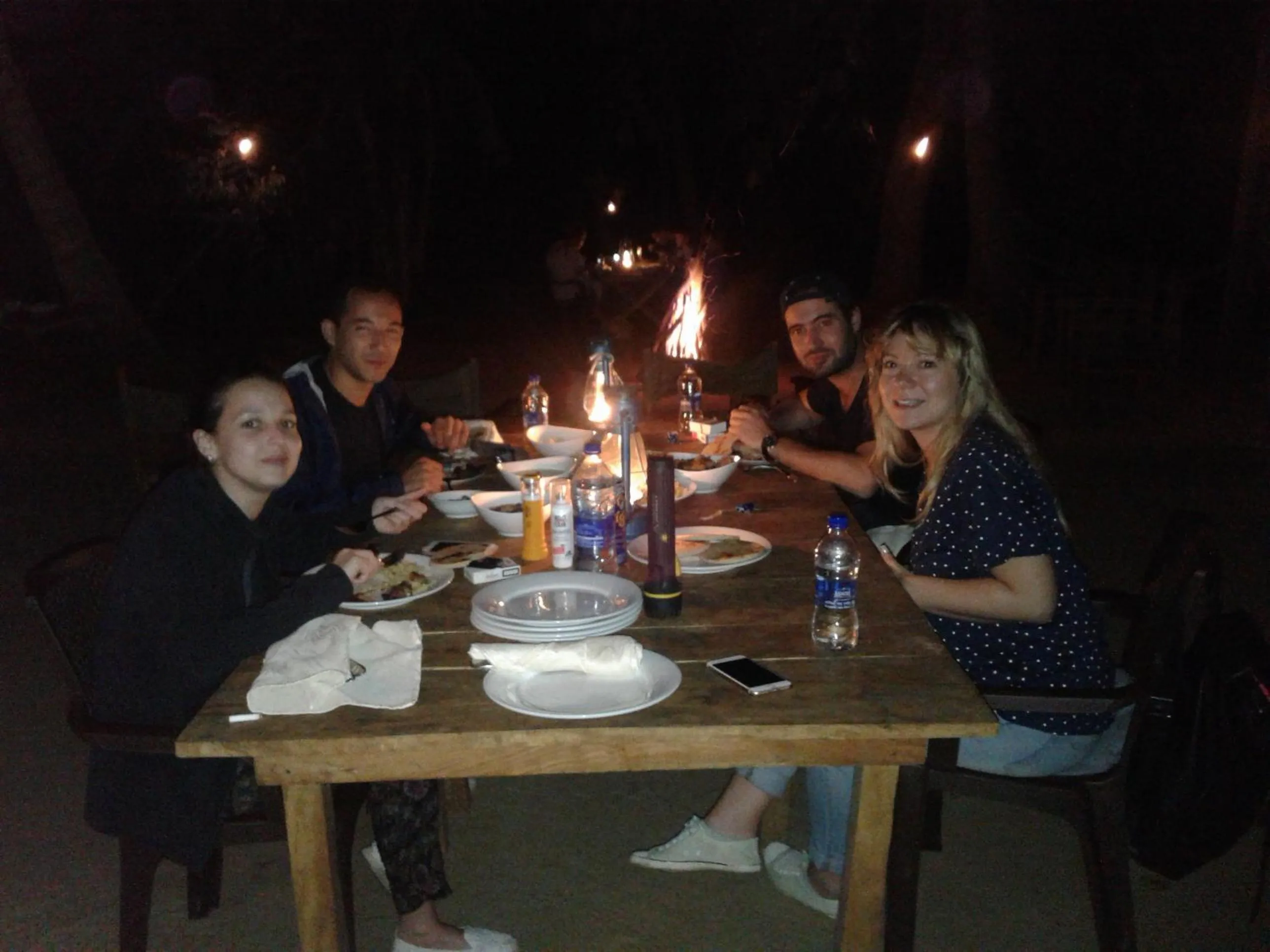 group of guests in Makulu Safari Camping