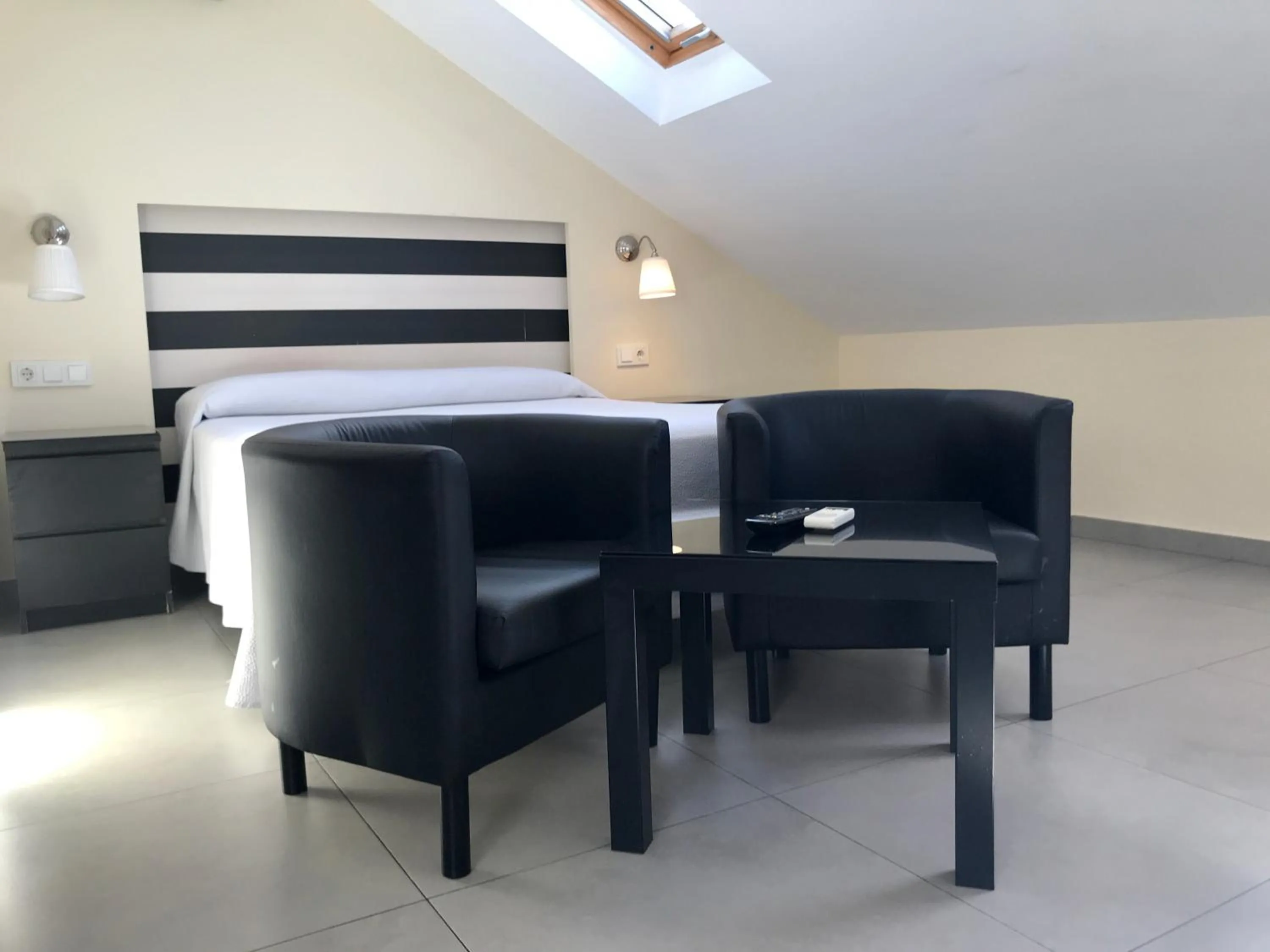 Seating area in Hotel Domus