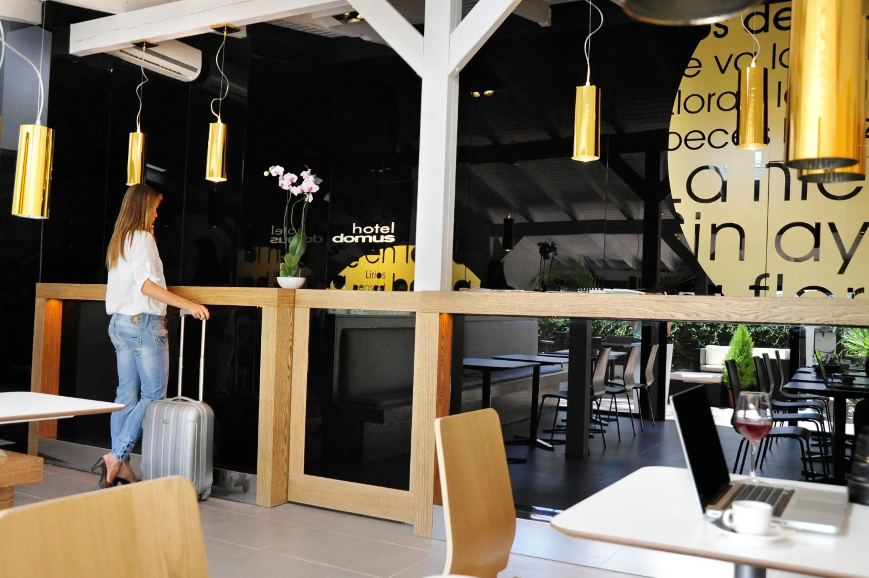 Lobby or reception in Hotel Domus