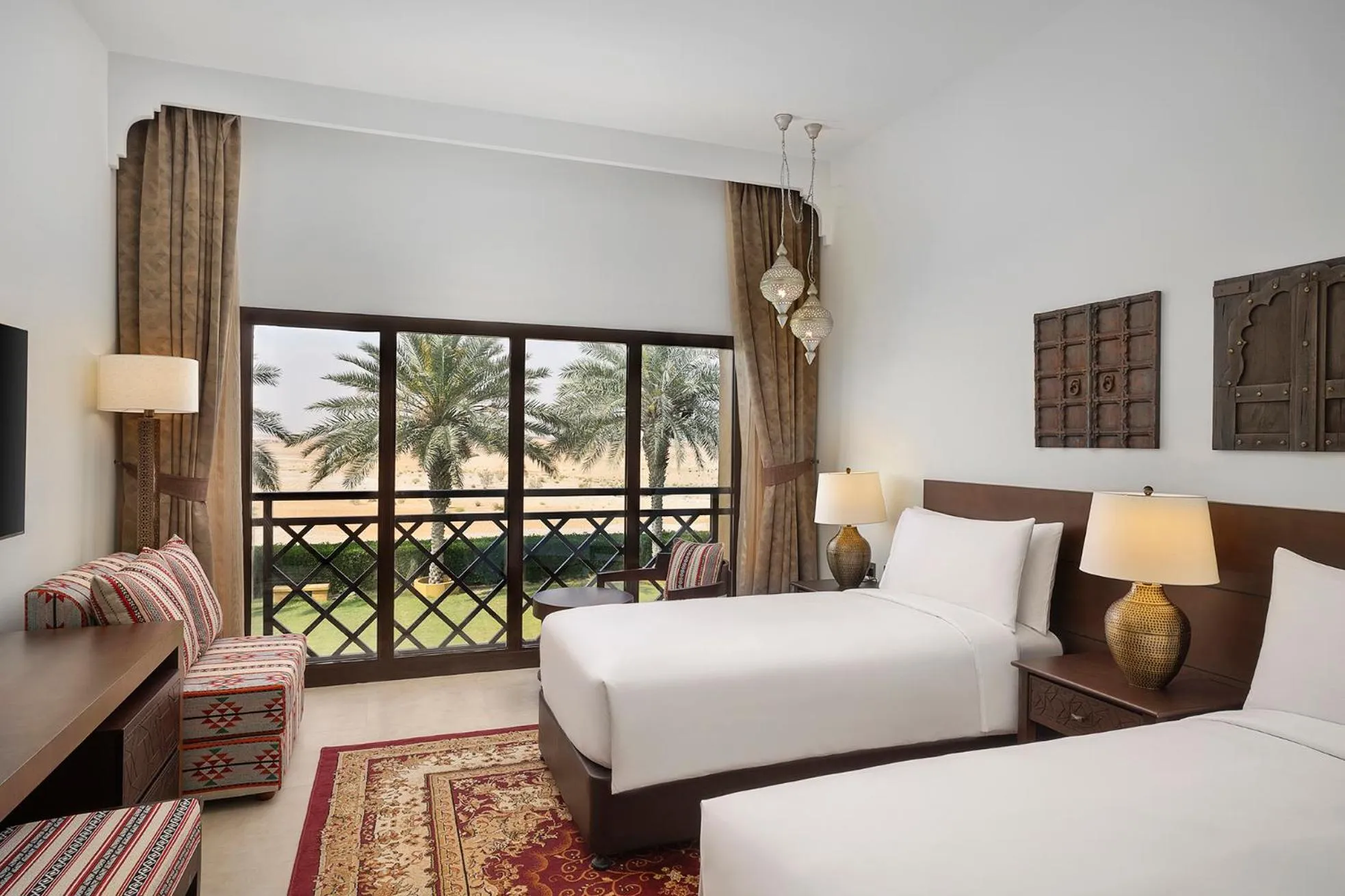 Bed in Aldhafra Desert Resort, Vignette Collection by IHG