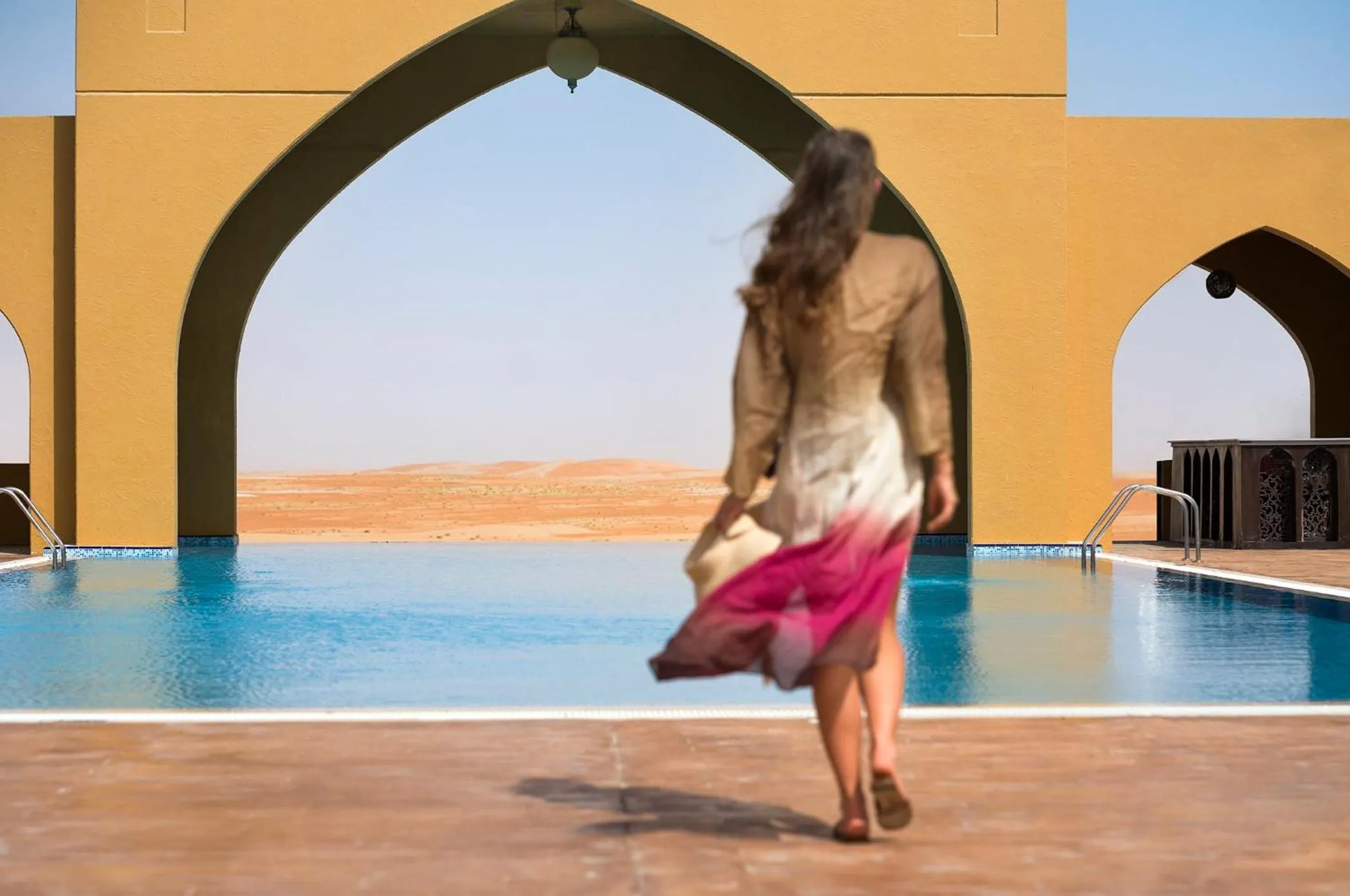 Swimming pool in Aldhafra Desert Resort, Vignette Collection by IHG