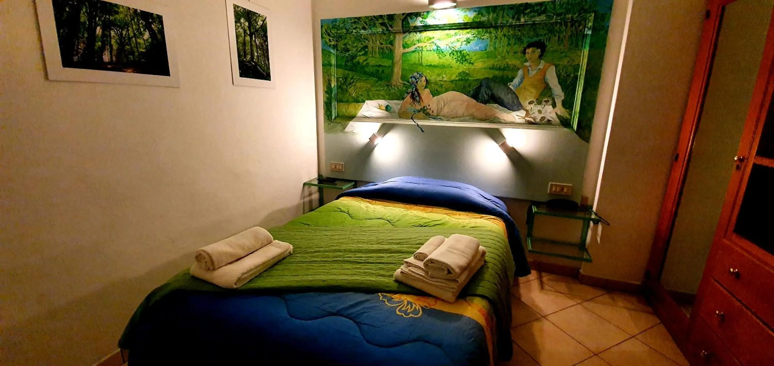 Bed in Hotel La Pace