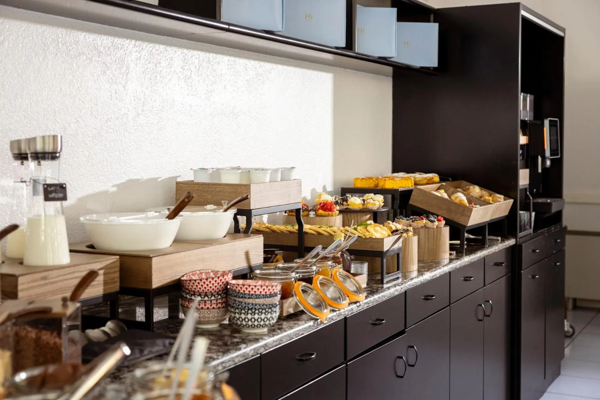 Continental breakfast in Hi Hotels Riva del Garda