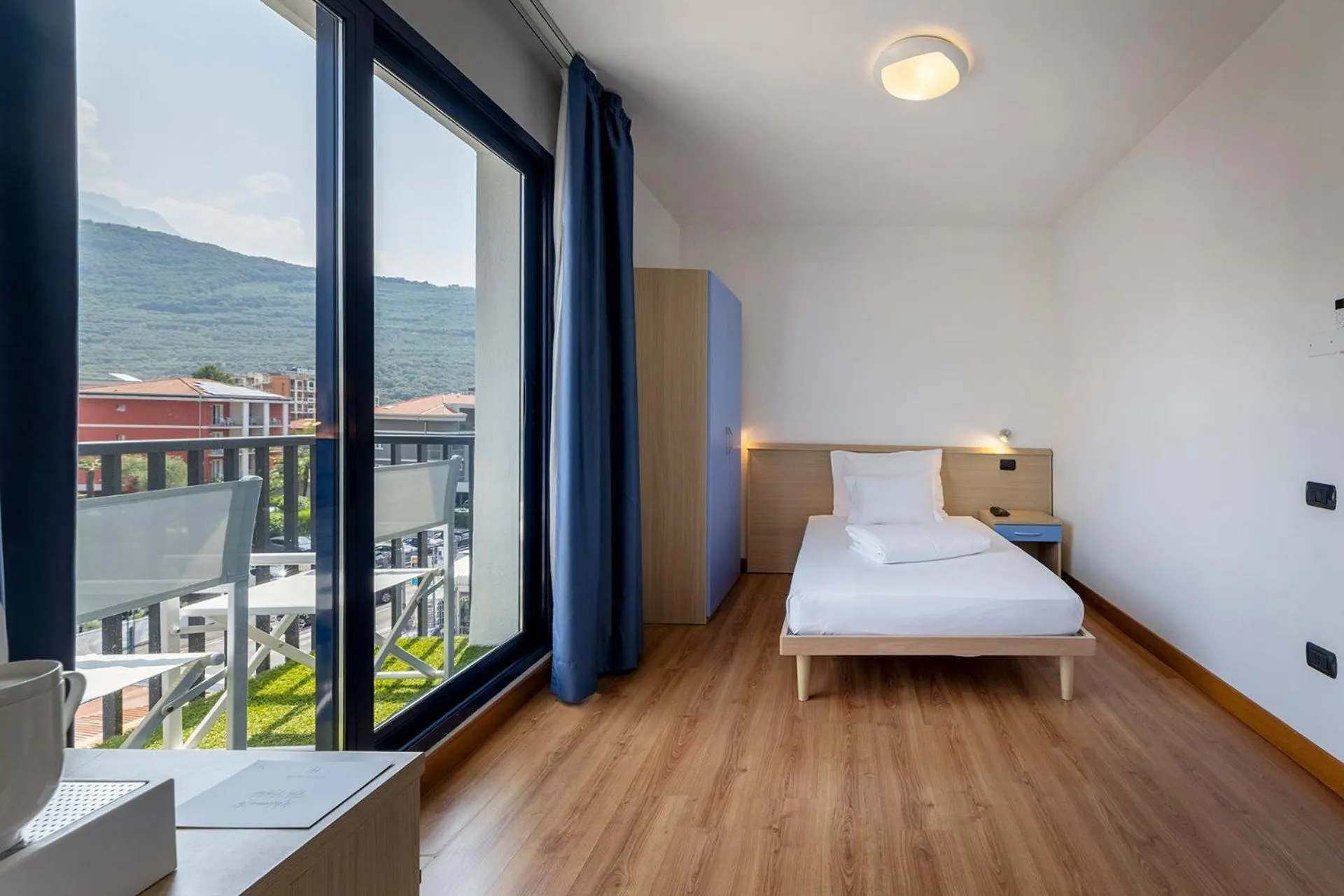 Balcony/Terrace, Bed in Hi Hotels Riva del Garda