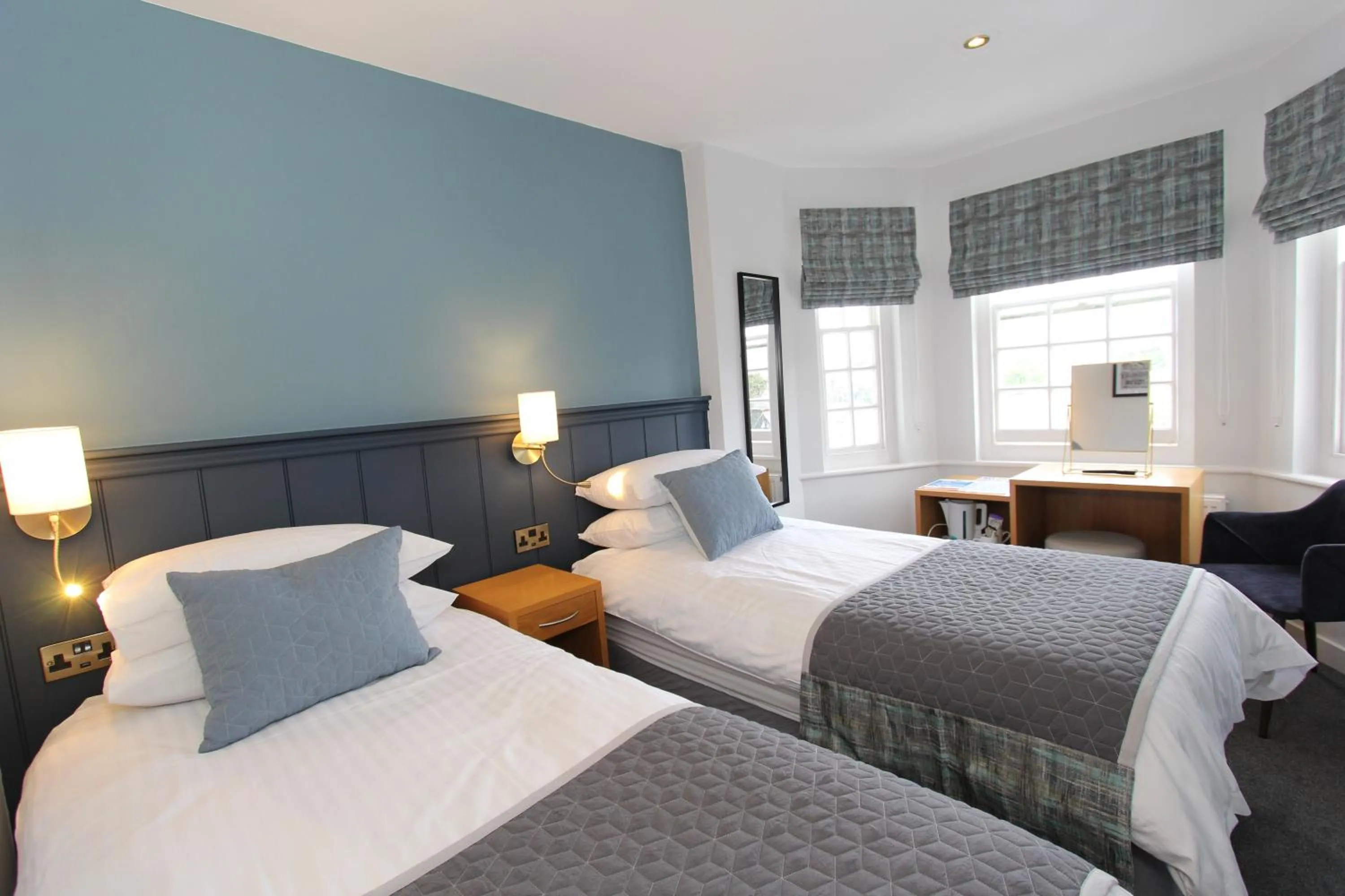 Bed in Gwesty Nanhoron Arms Hotel