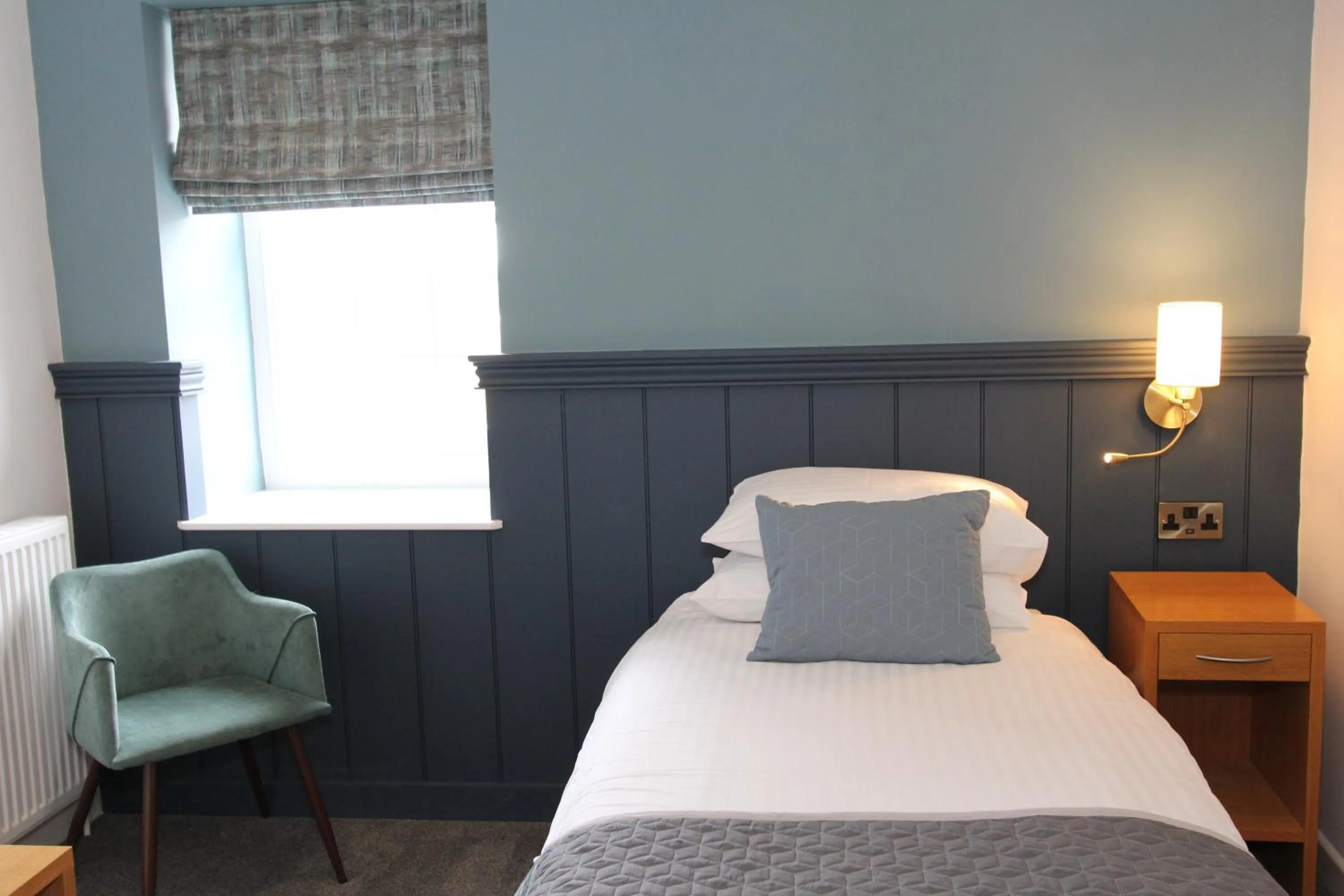 Bed in Gwesty Nanhoron Arms Hotel