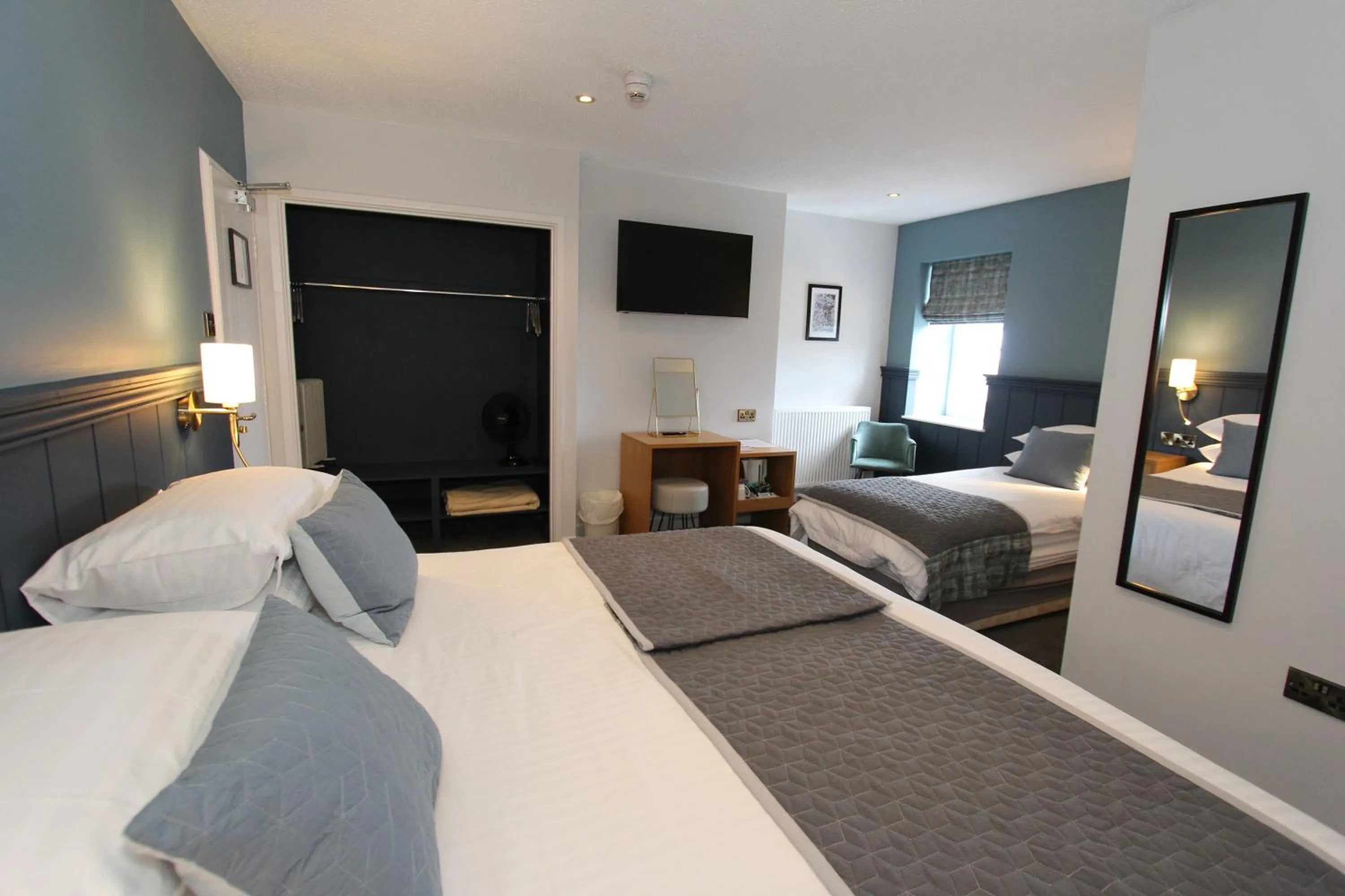 Bed in Gwesty Nanhoron Arms Hotel