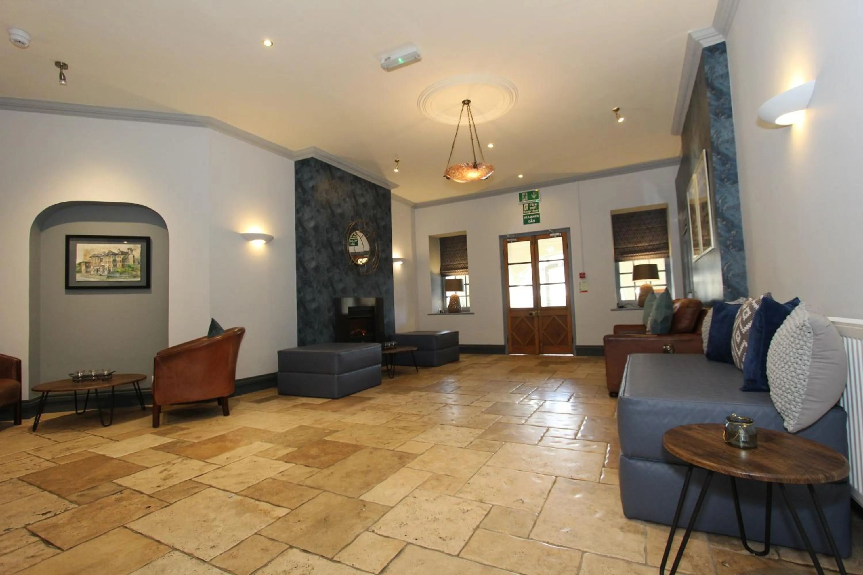 Seating area in Gwesty Nanhoron Arms Hotel