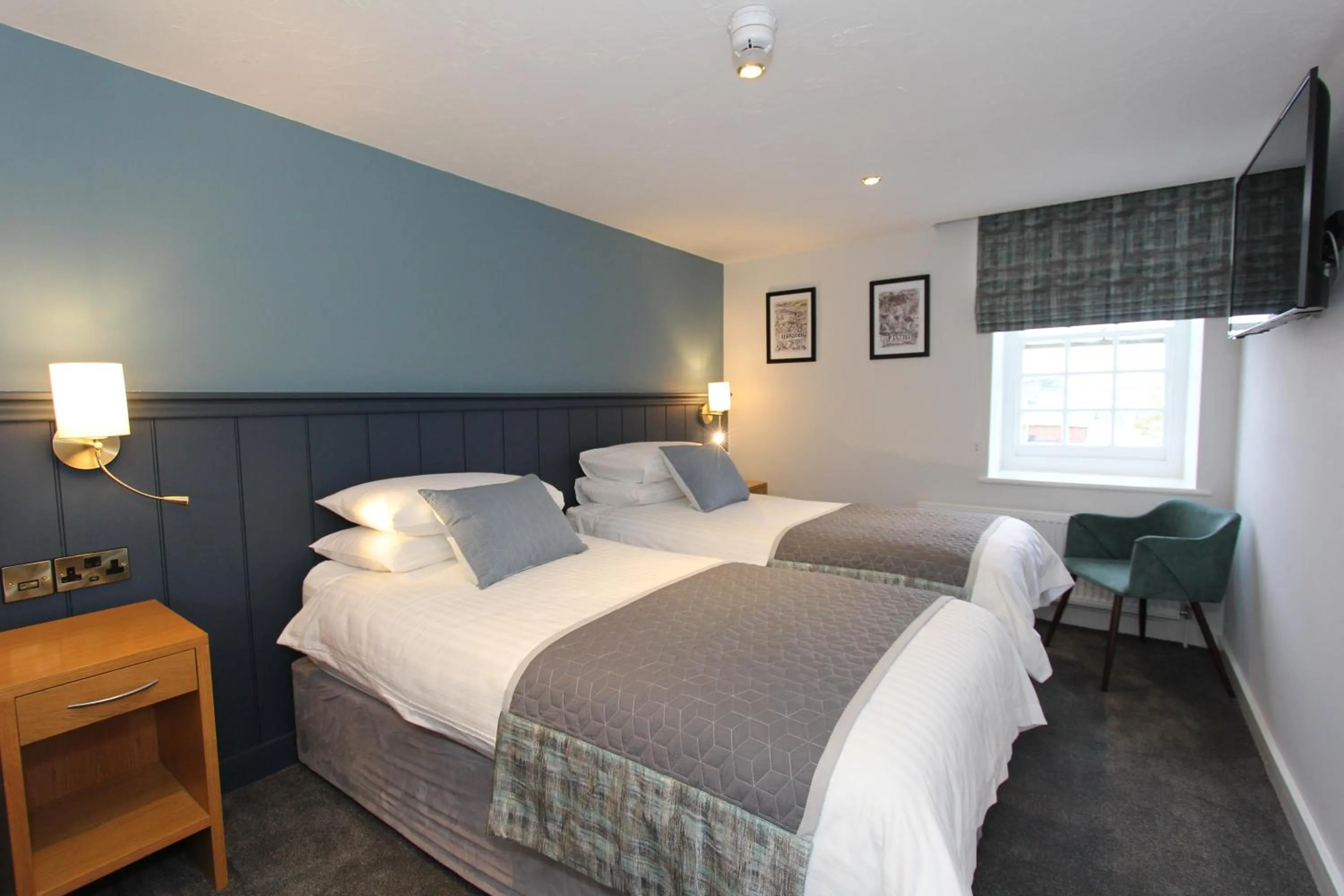 Bed in Gwesty Nanhoron Arms Hotel