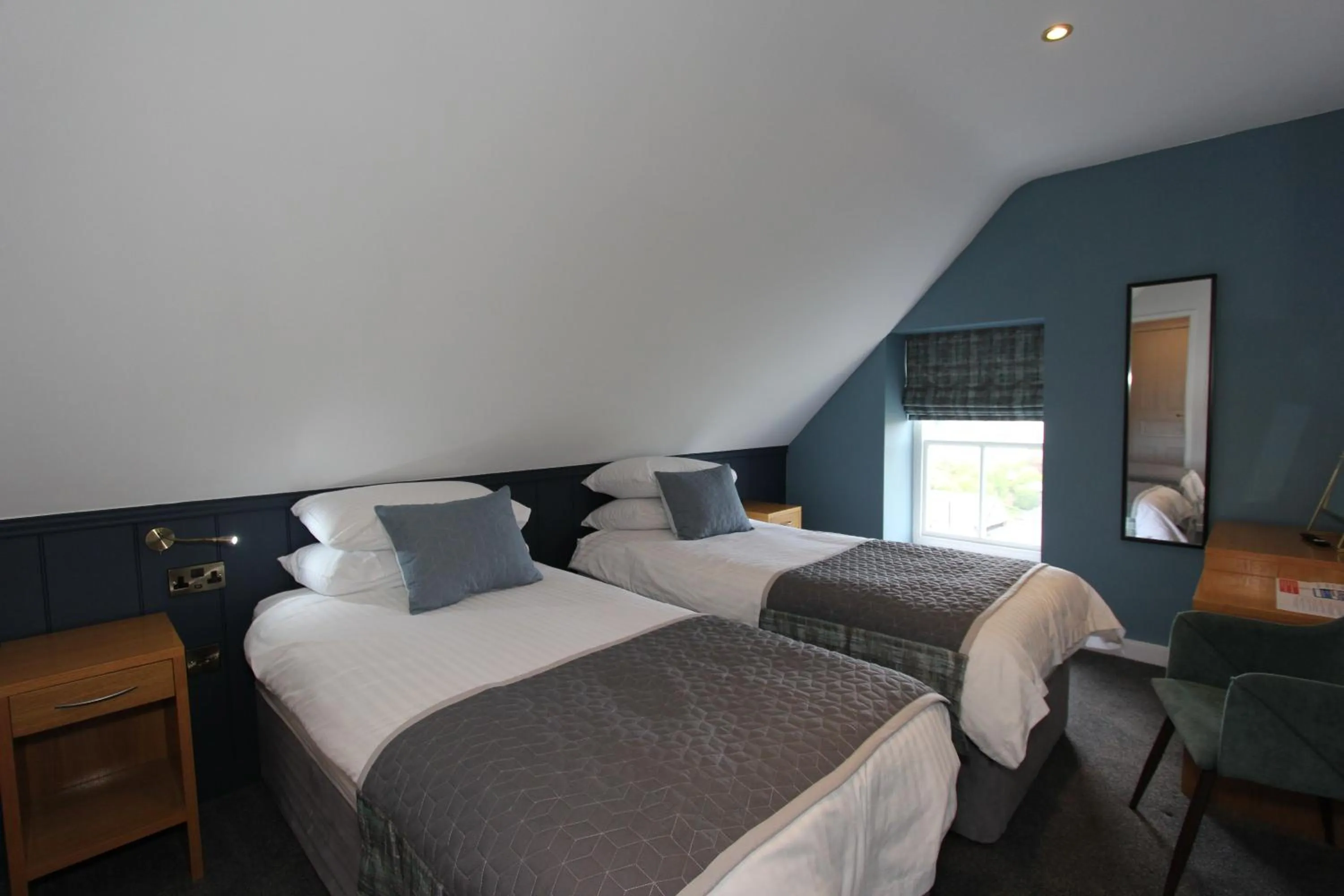 Bed in Gwesty Nanhoron Arms Hotel