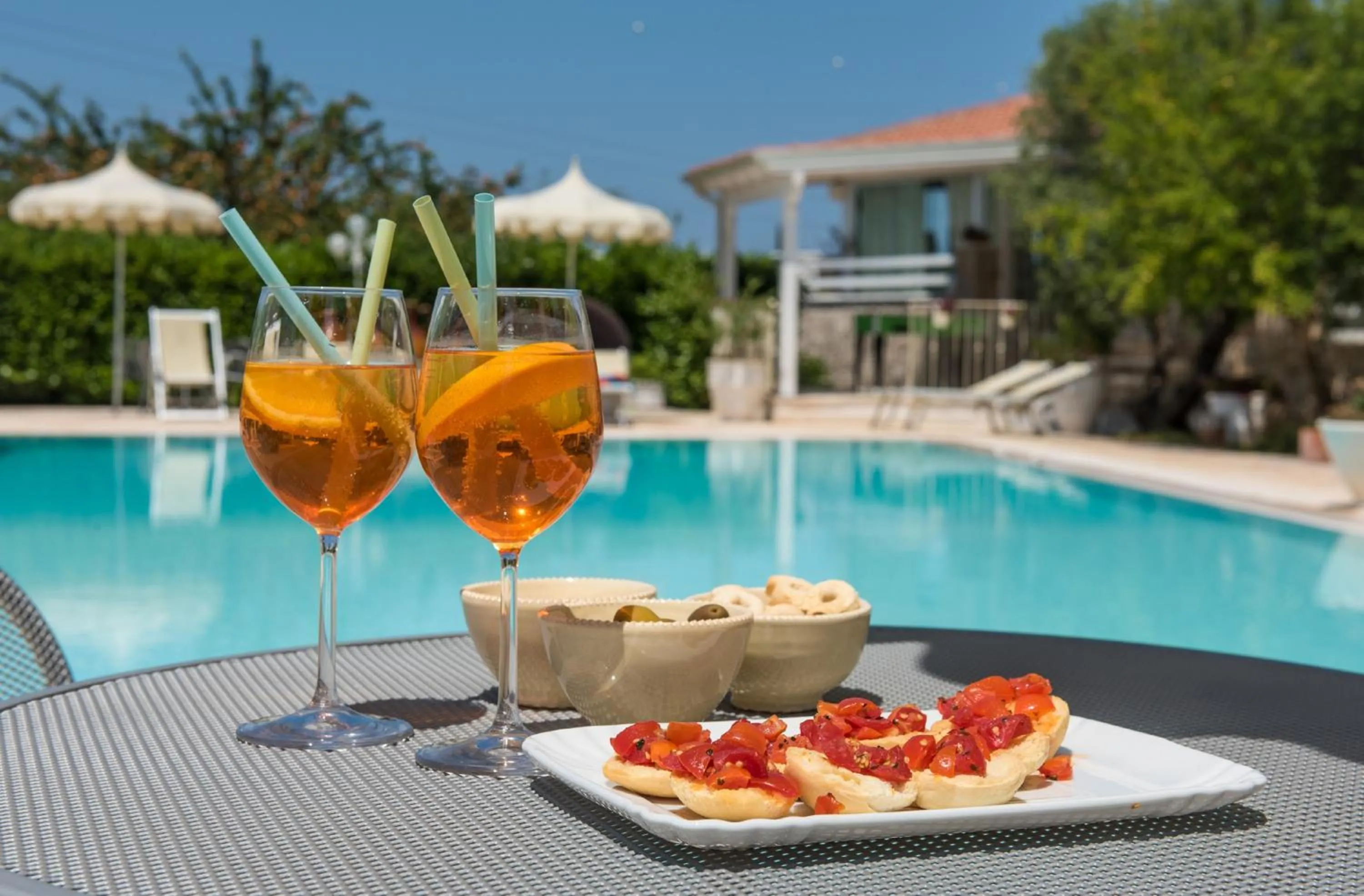 Pool view in Agriturismo Salinola