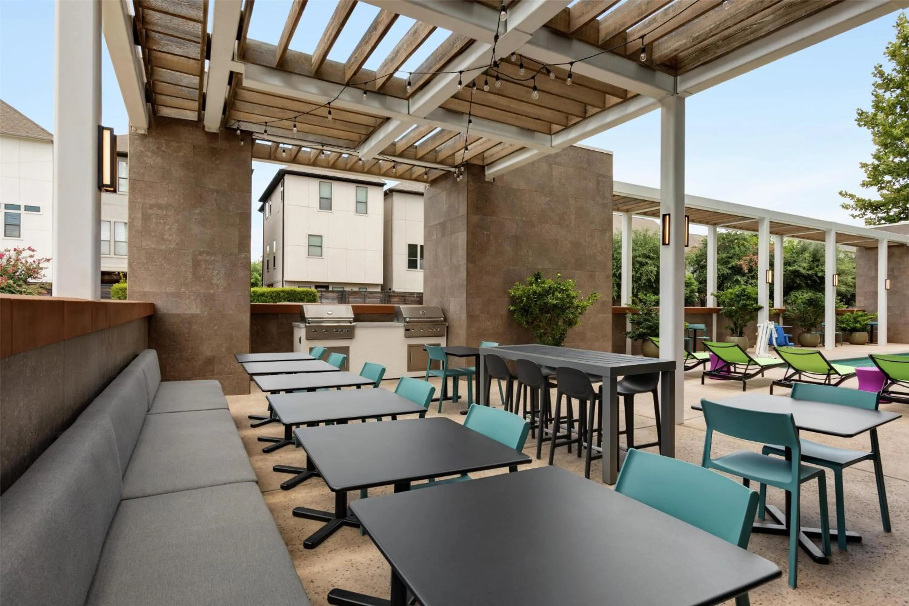 Patio in Home2 Suites by Hilton Houston Energy Corridor