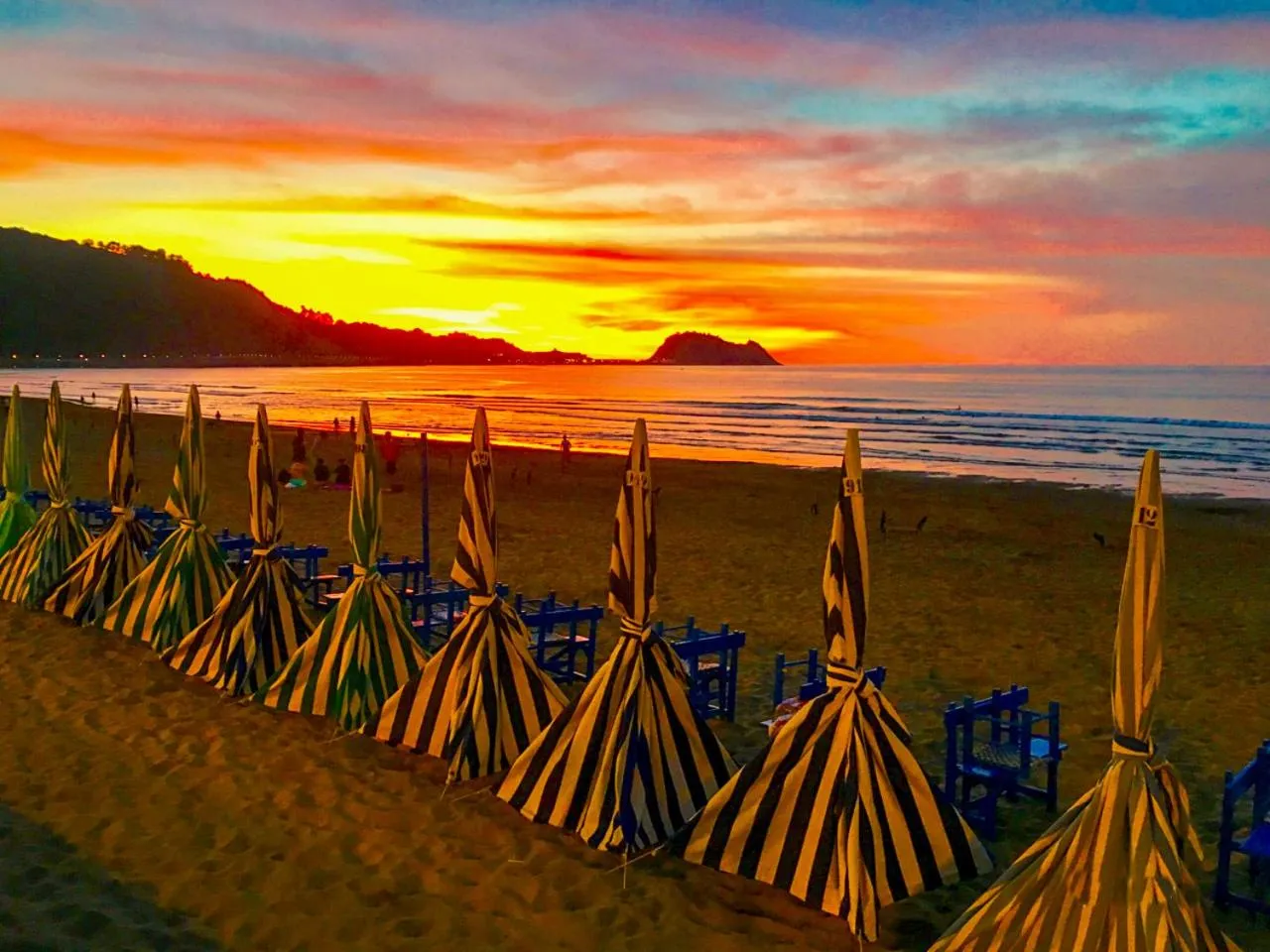 Sunset in Hotel Olatu