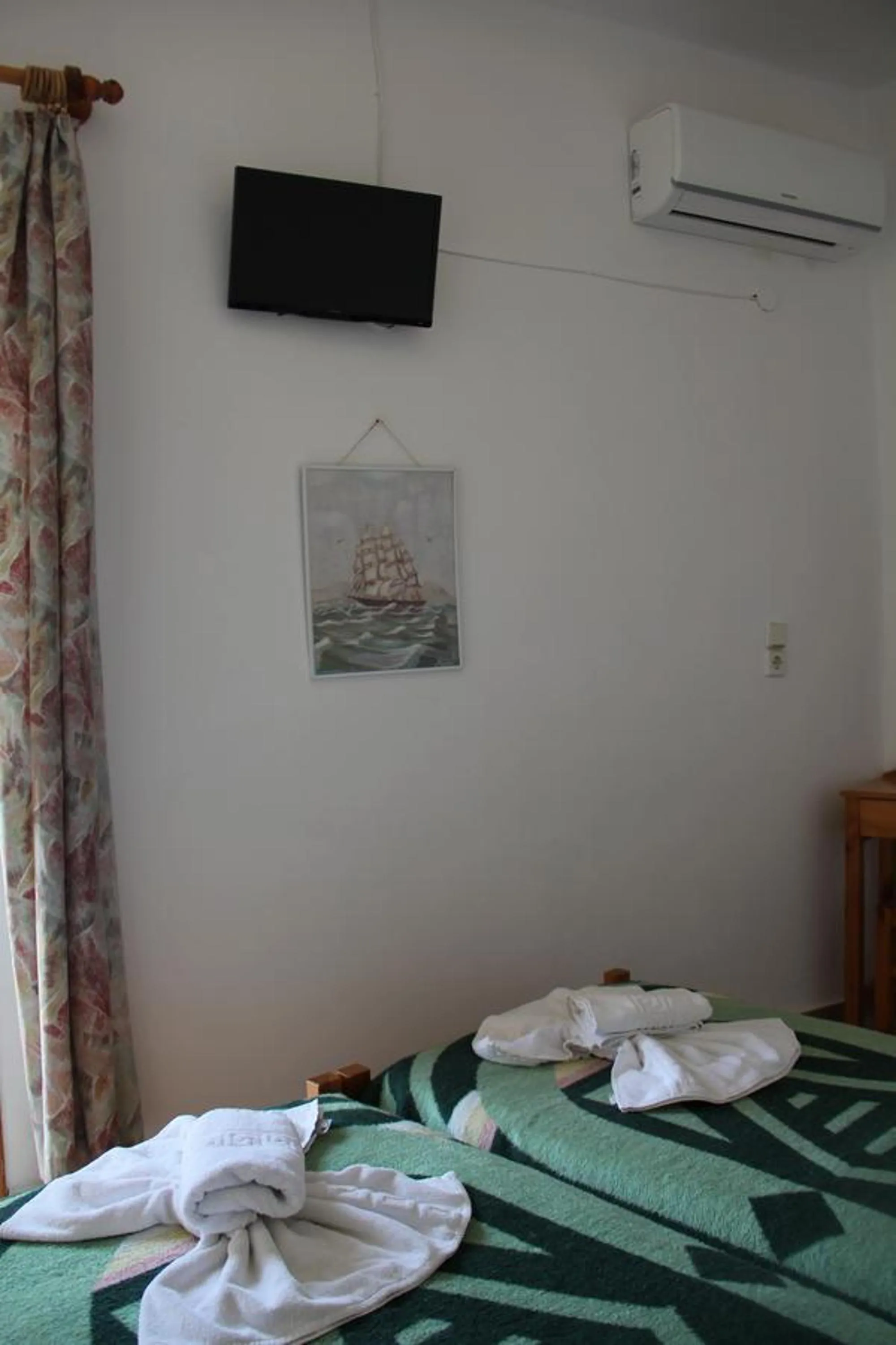 Bedroom, Bed in Hotel Alkyon