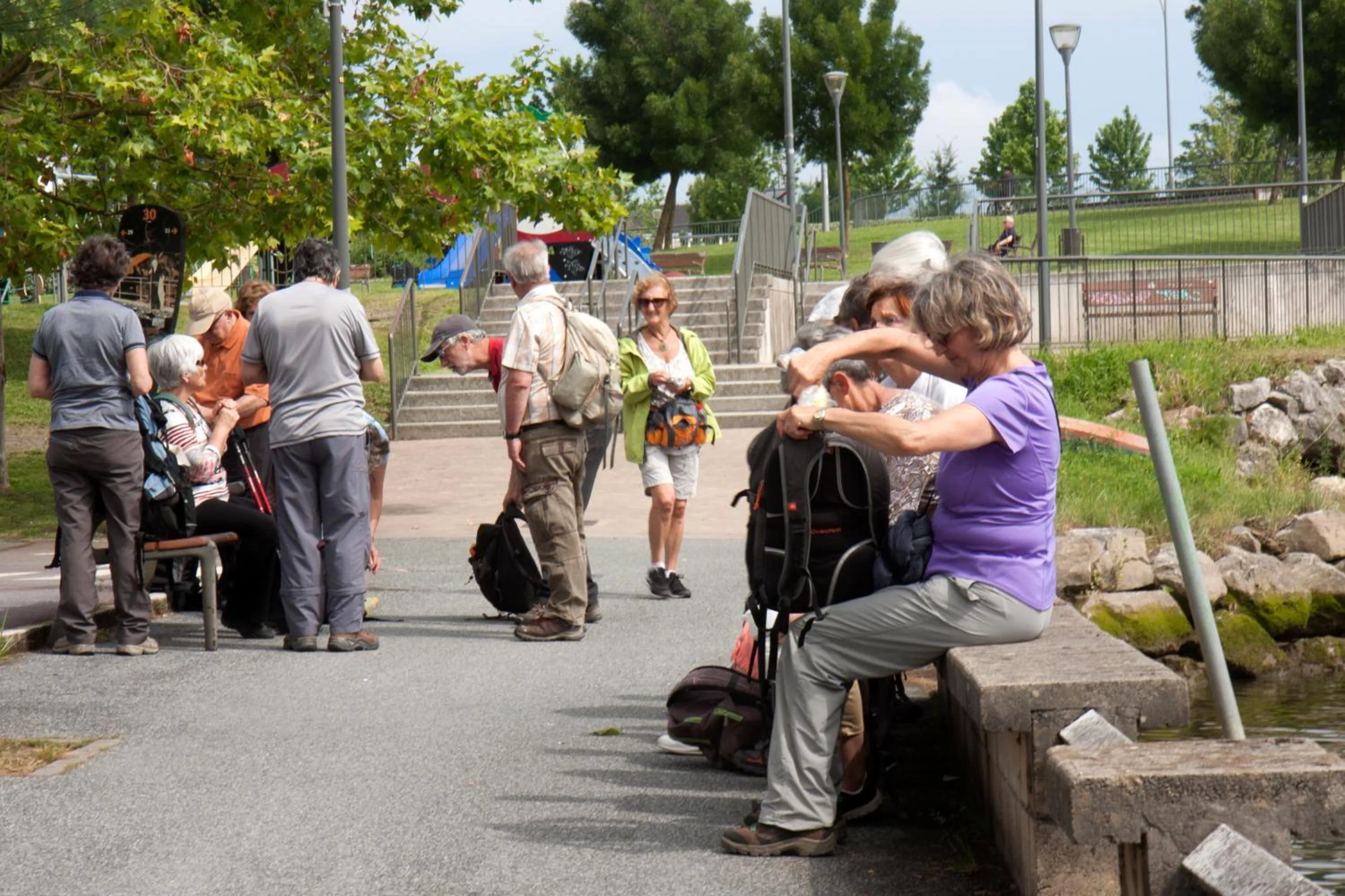 group of guests in Hotel Aitana