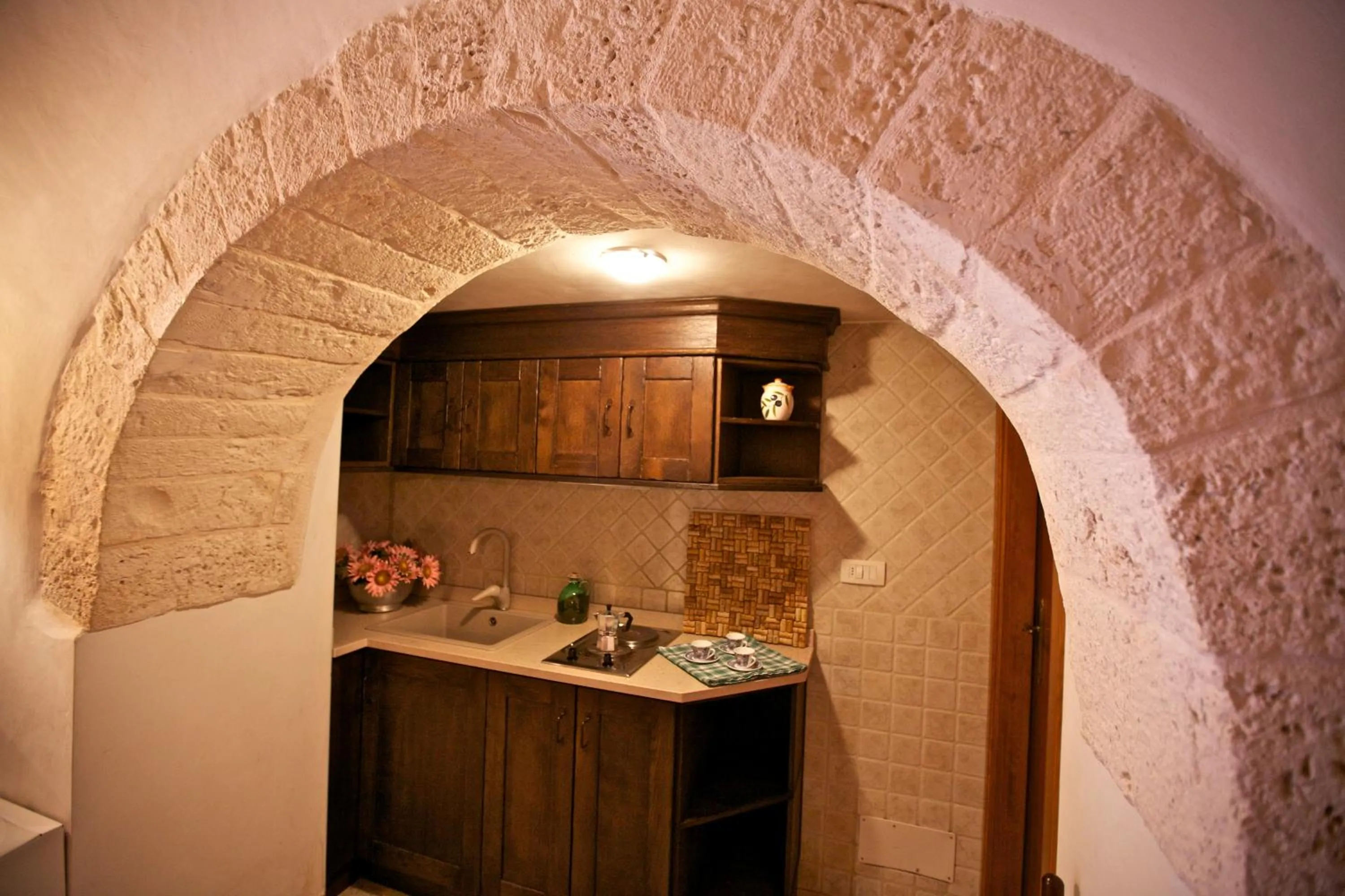 Kitchen or kitchenette in Trulli e Puglia Resort