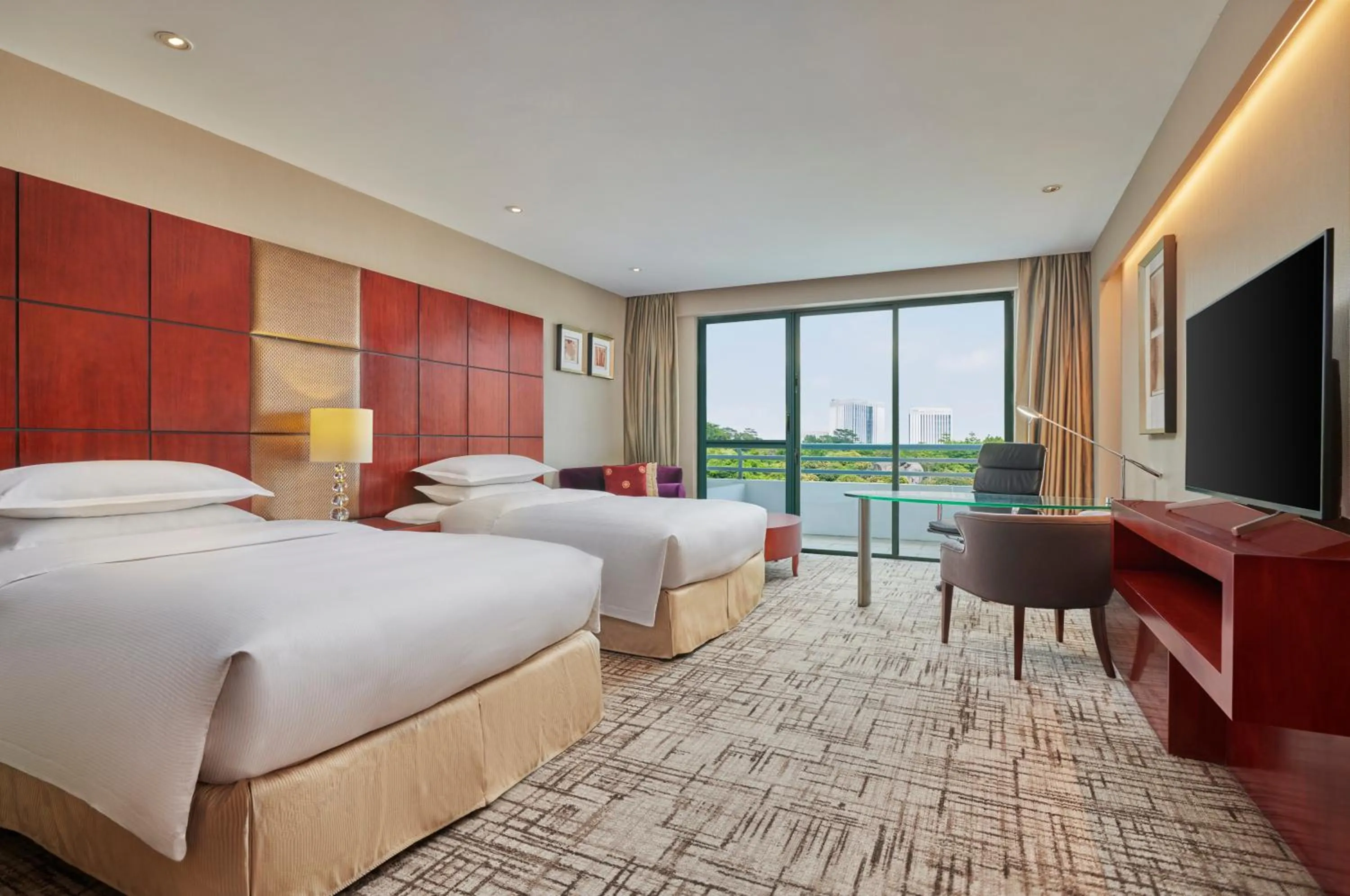 Bed in Hilton Guangzhou Science City, Free Shuttle Bus during Canton Fair