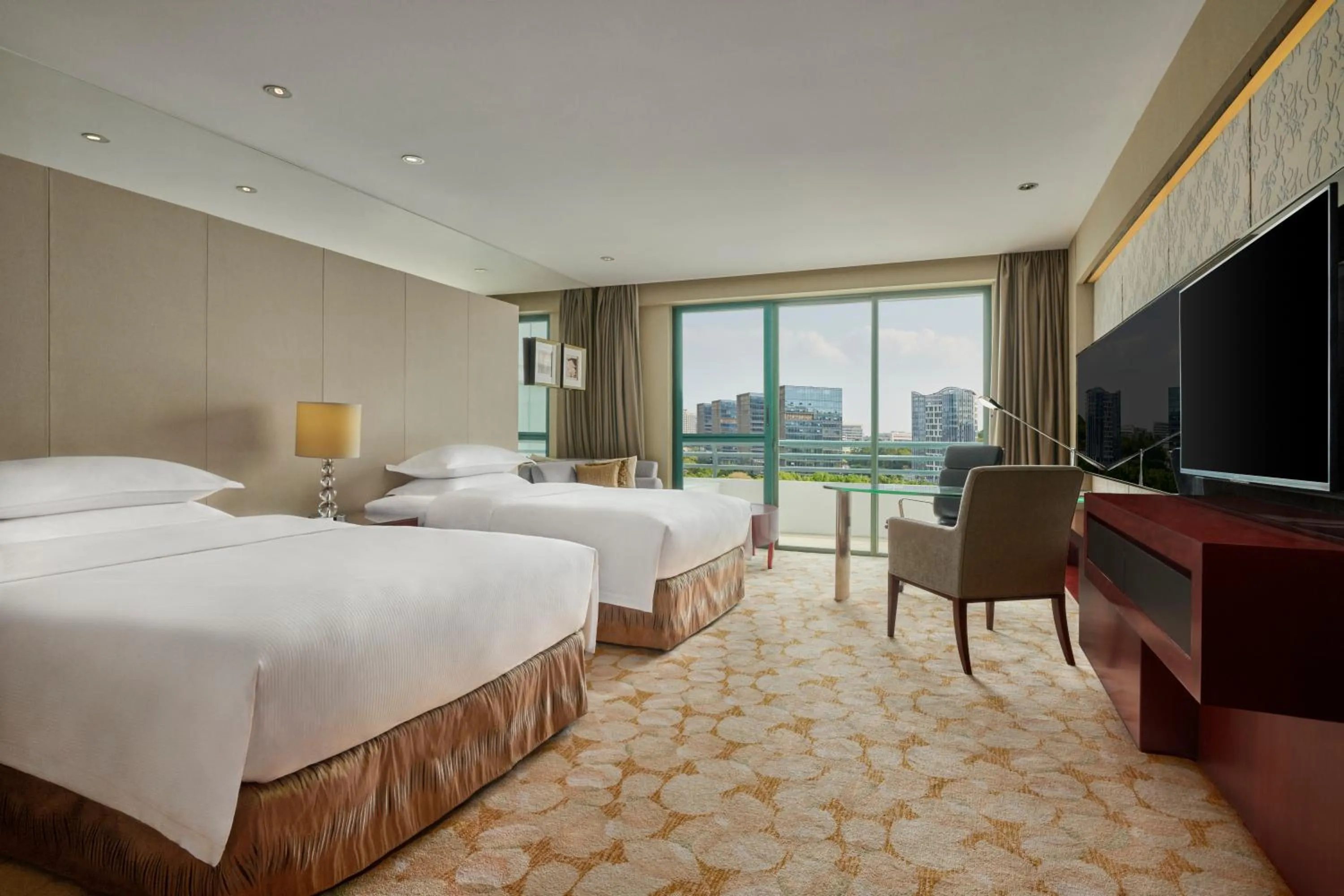 Bed in Hilton Guangzhou Science City, Free Shuttle Bus during Canton Fair