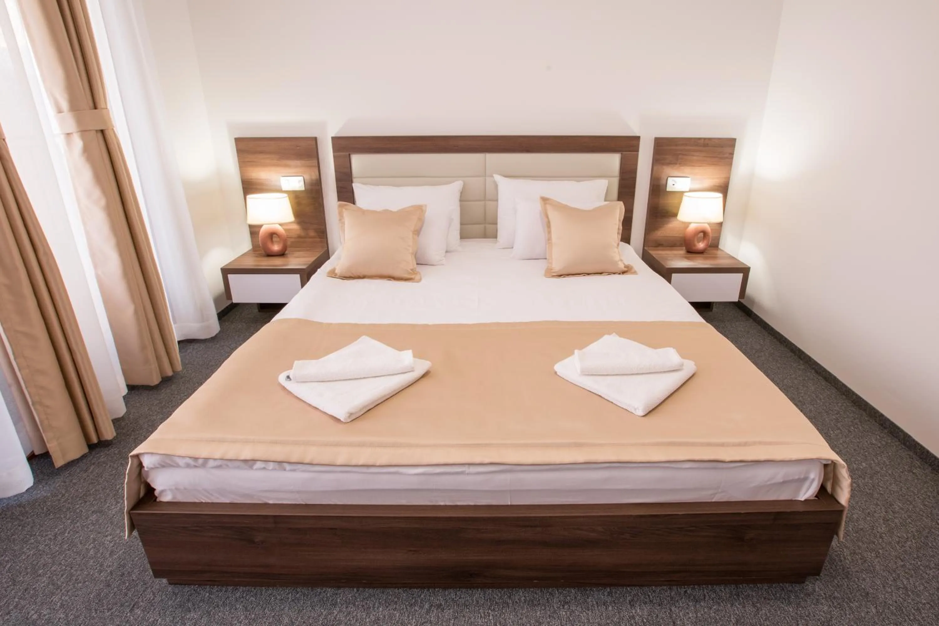 Bed in Hotel Sokoline