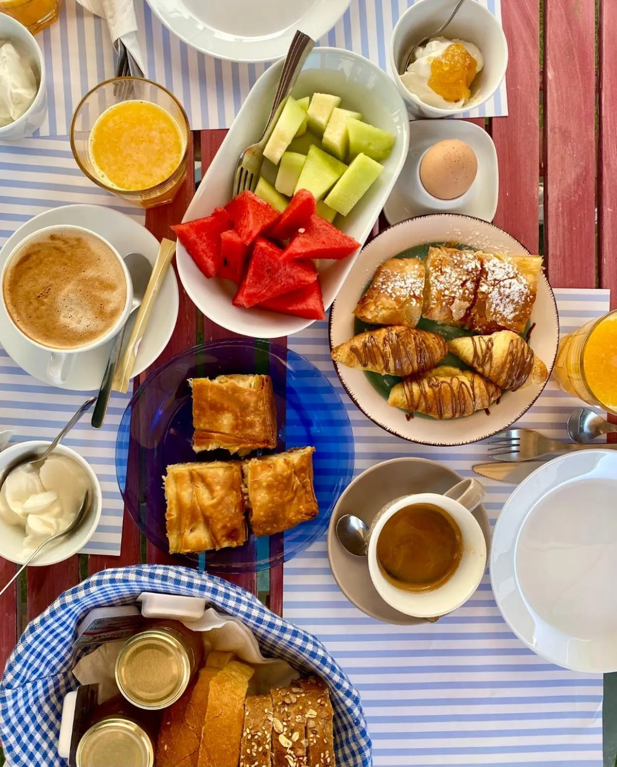 Breakfast in Anemomiloi Andros