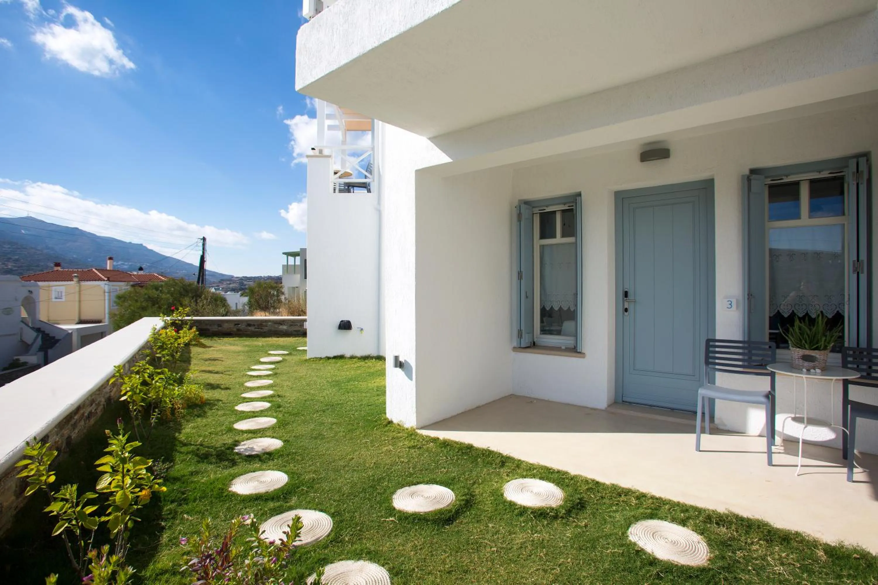 Natural landscape in Anemomiloi Andros